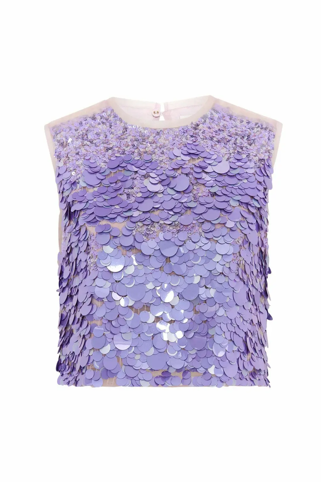 Aje Celeste Sequin Shell Top and Cherie Sequin Skirt Set Purple Size 8 for rent on The Volte - main image