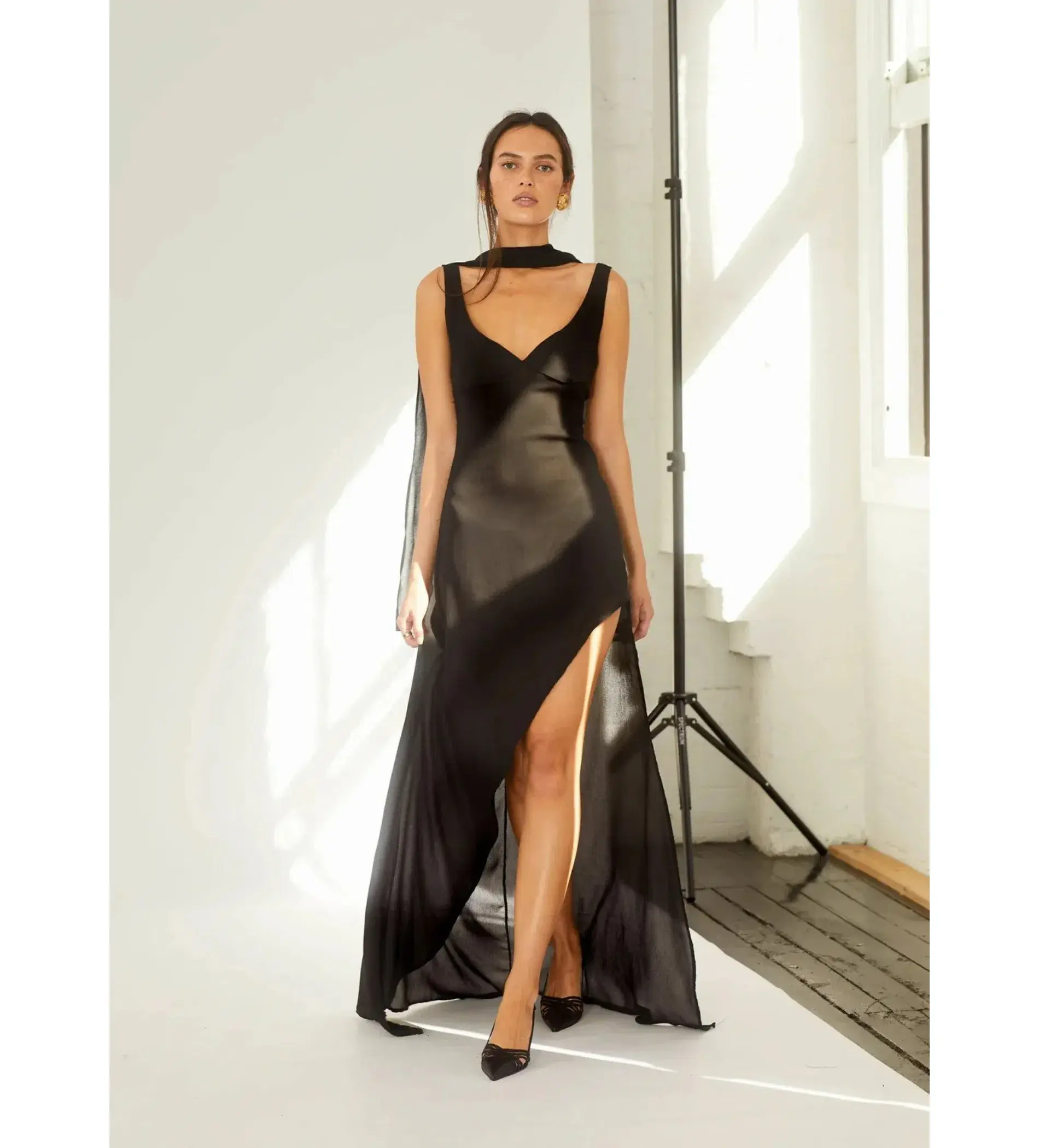 Arcina Ori Amelie Maxi Dress Black Size XS AU 6 - Image 1