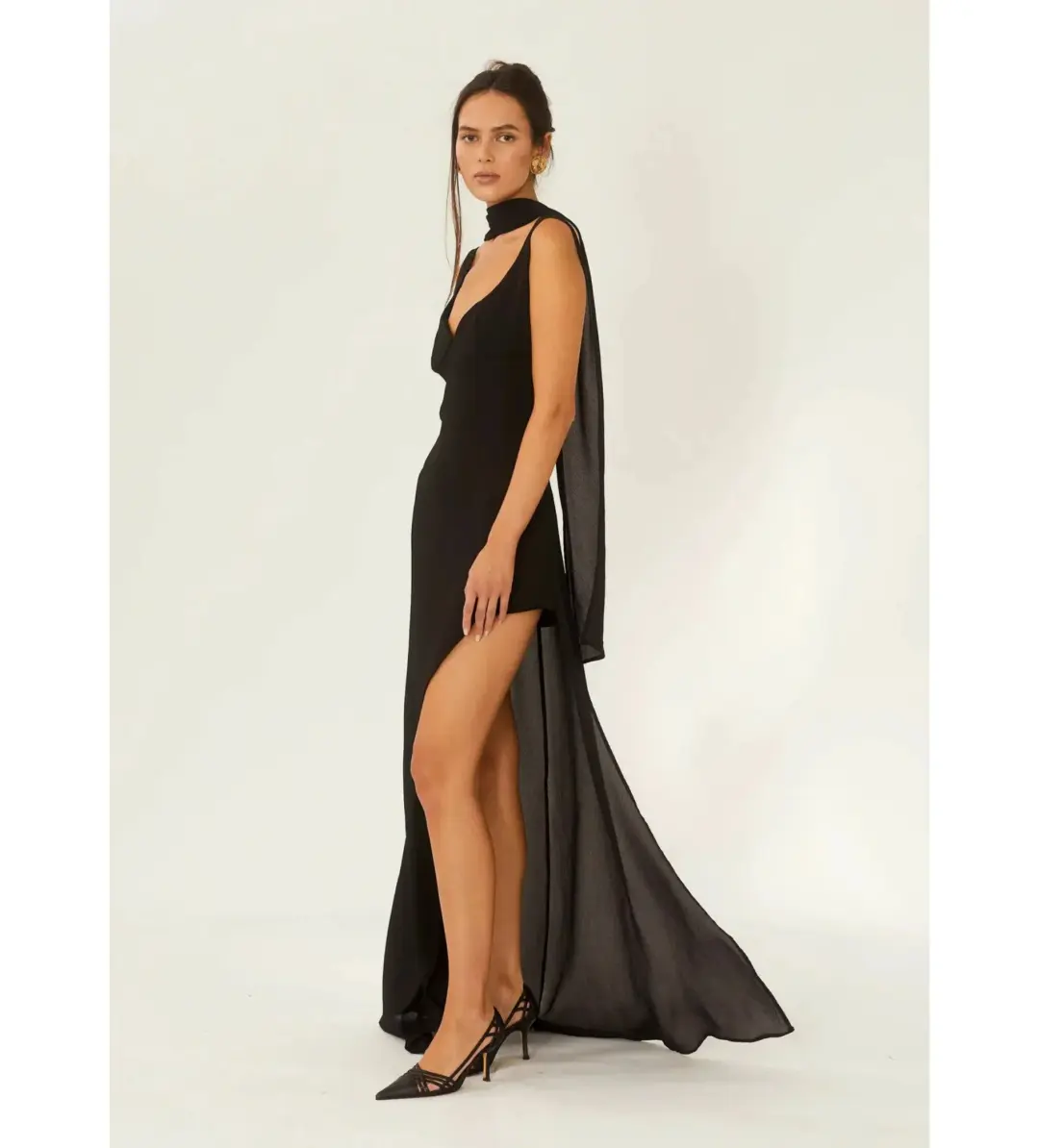 Arcina Ori Amelie Maxi Dress Black Size XS AU 6 for rent on The Volte - main image