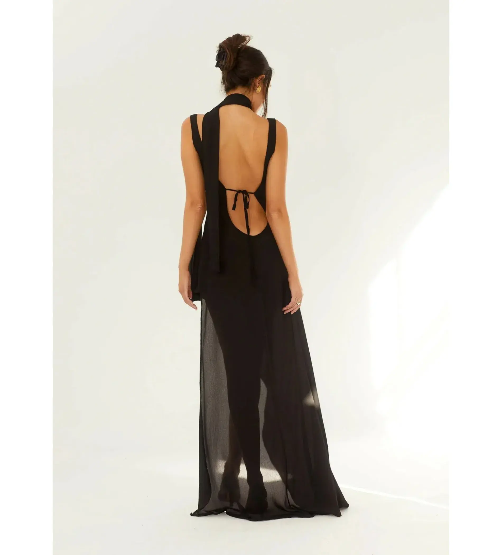 Arcina Ori Amelie Maxi Dress Black Size XS AU 6 - Image 6