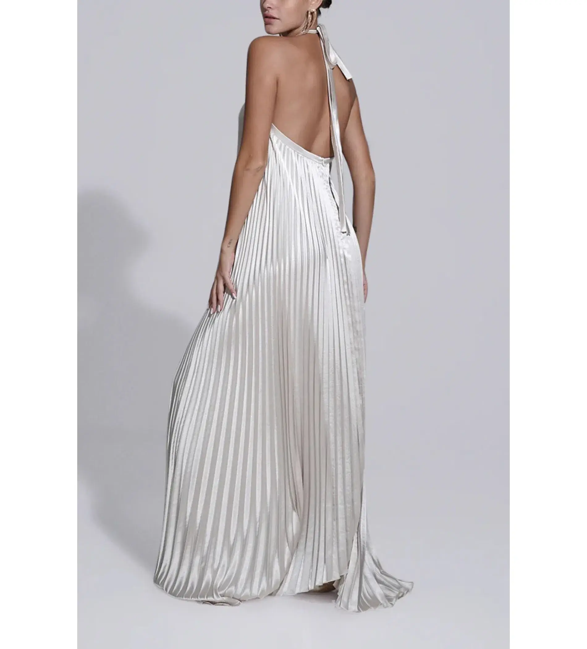 L'Idee Deesse Gown Champagne Size AU 8 - Image 4