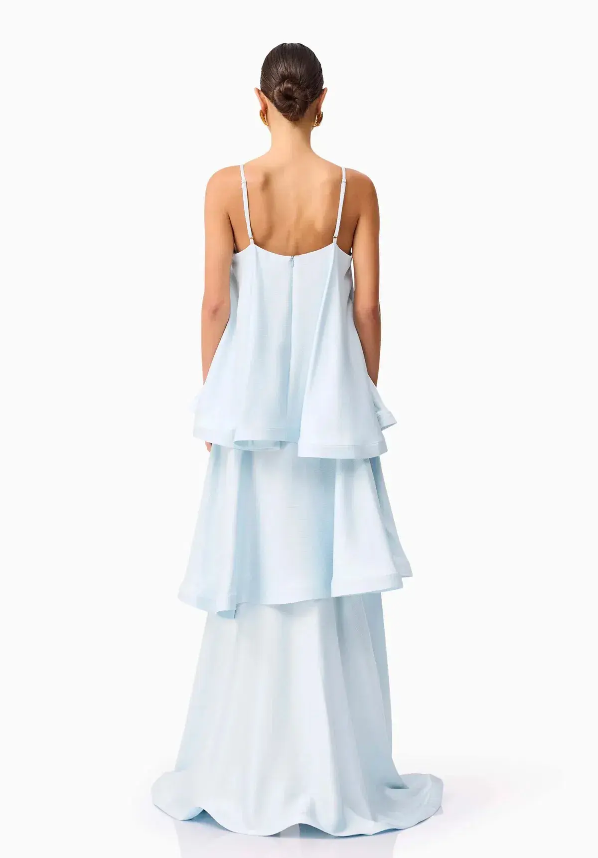 Elliatt Tilly Tiered Maxi Dress Blue Size S / AU 8 - Image 3