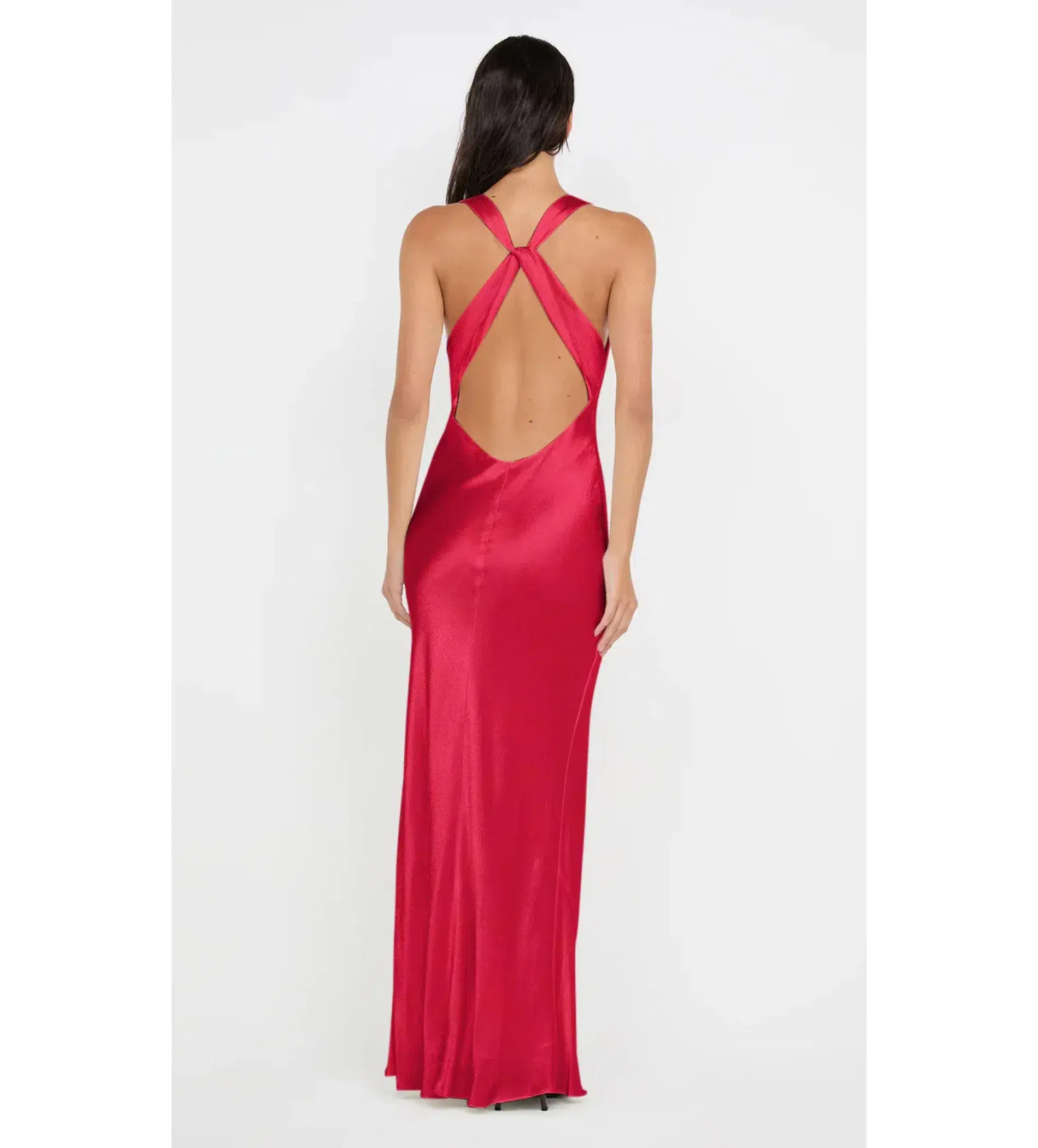 Bec & Bridge Gia Halter Maxi Dress in Strawberry Size XS / AU 6 - Image 4