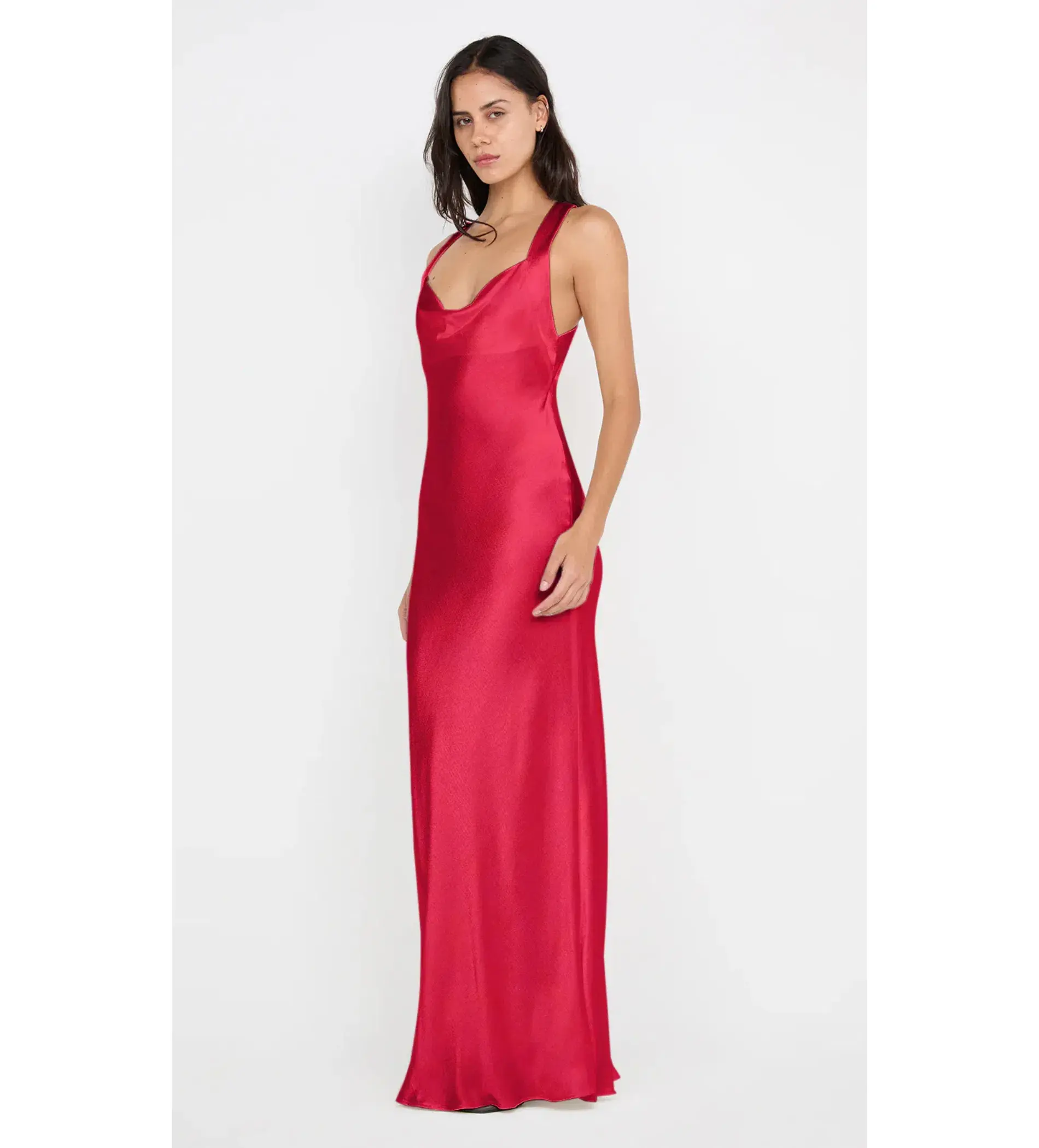 Bec & Bridge Gia Halter Maxi Dress in Strawberry Size XS / AU 6 - Image 2