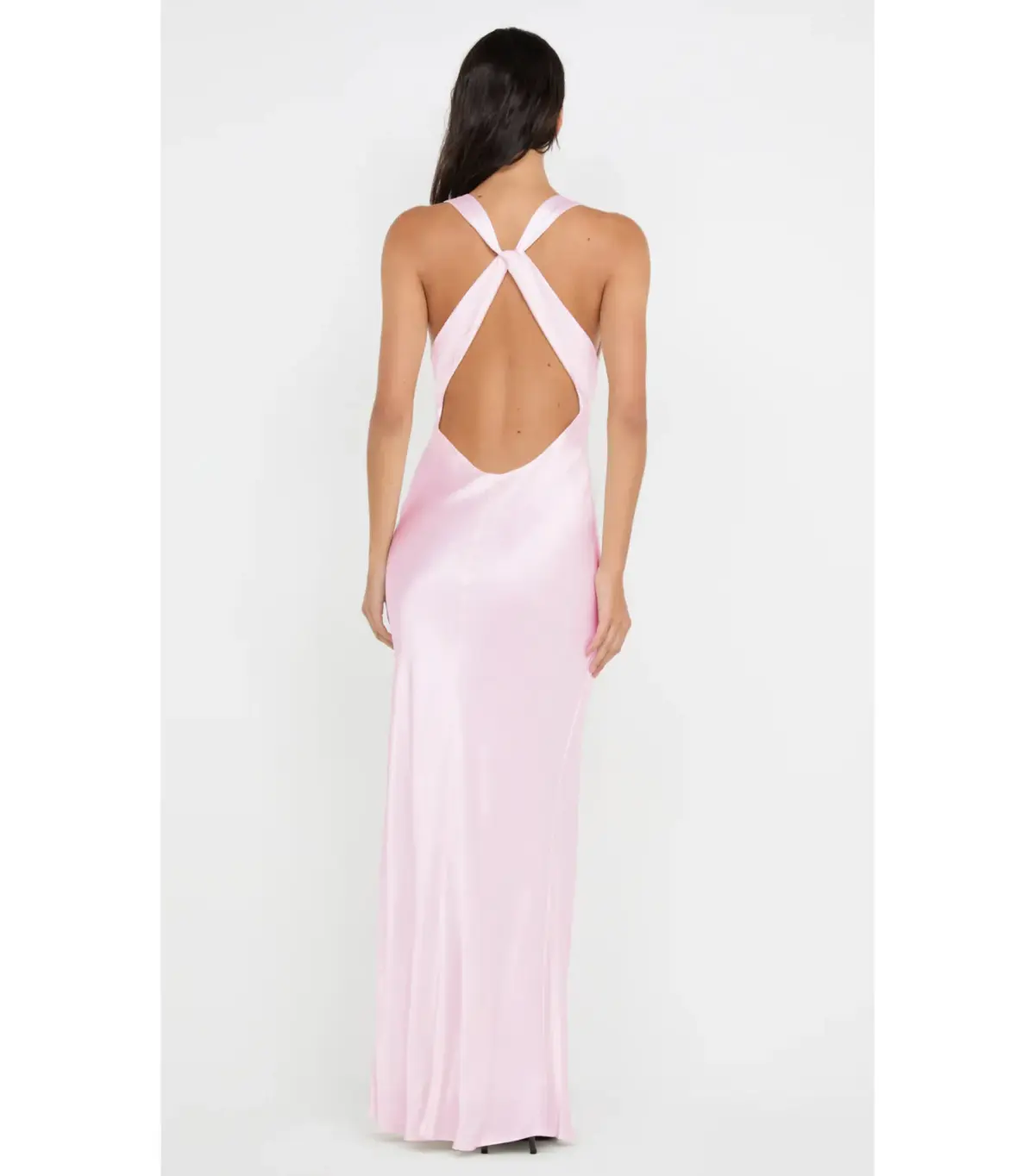 Bec & Bridge Gia Halter Maxi Dress Powder Pink Size AU 10  - Image 3