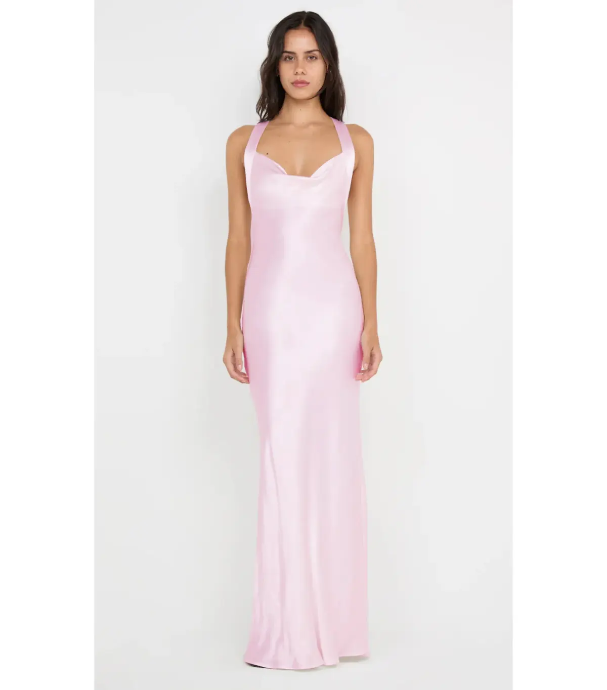 Bec & Bridge Gia Halter Maxi Dress Powder Pink Size AU 10  - Image 1