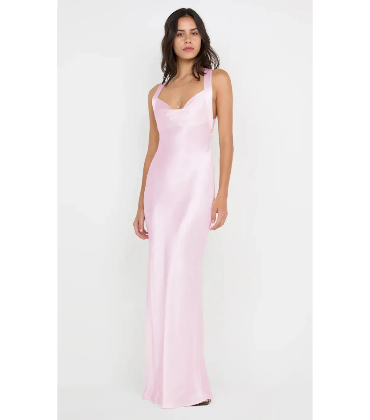 Bec & Bridge Gia Halter Maxi Dress Powder Pink Size AU 10  - Image 2