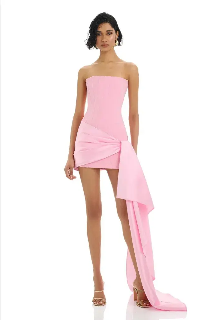 Eliya The Label Midina Dress Pink Size AU 8 - Image 1