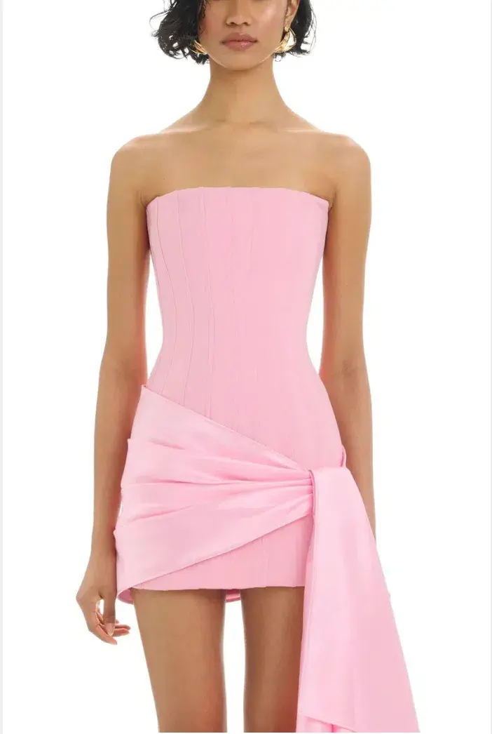 Eliya The Label Midina Dress Pink Size AU 8 - Image 5