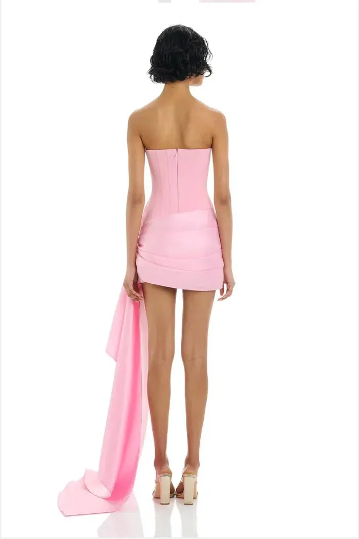 Eliya The Label Midina Dress Pink Size AU 8 - Image 4