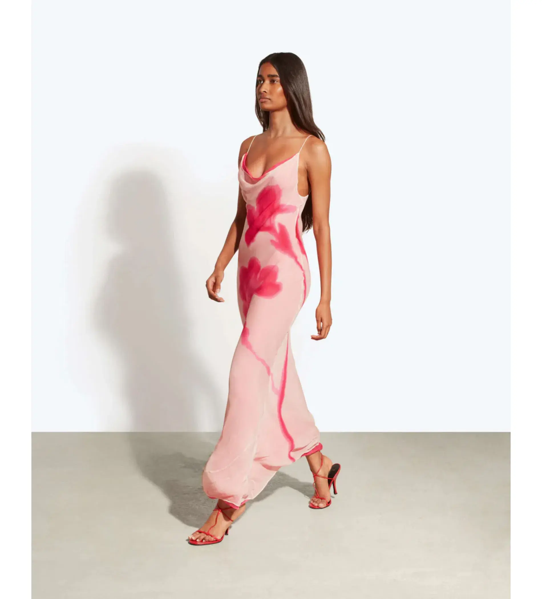 Rat and Boa Corali Maxi Dress in Pink Floral Size M / AU 10 - Image 2