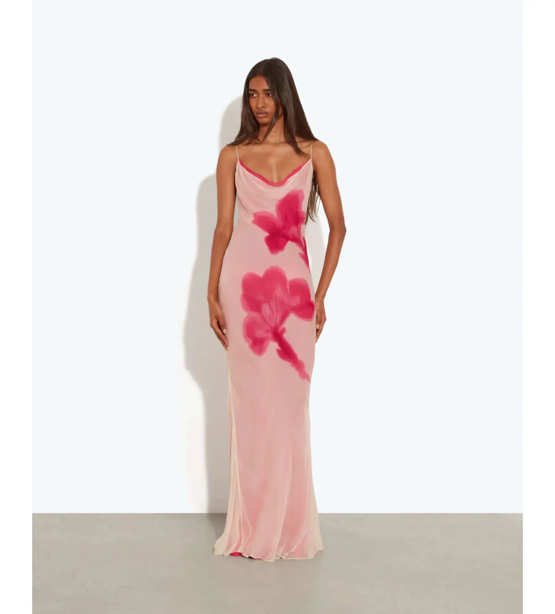 Rat and Boa Corali Maxi Dress in Pink Floral Size M / AU 10 - Image 1
