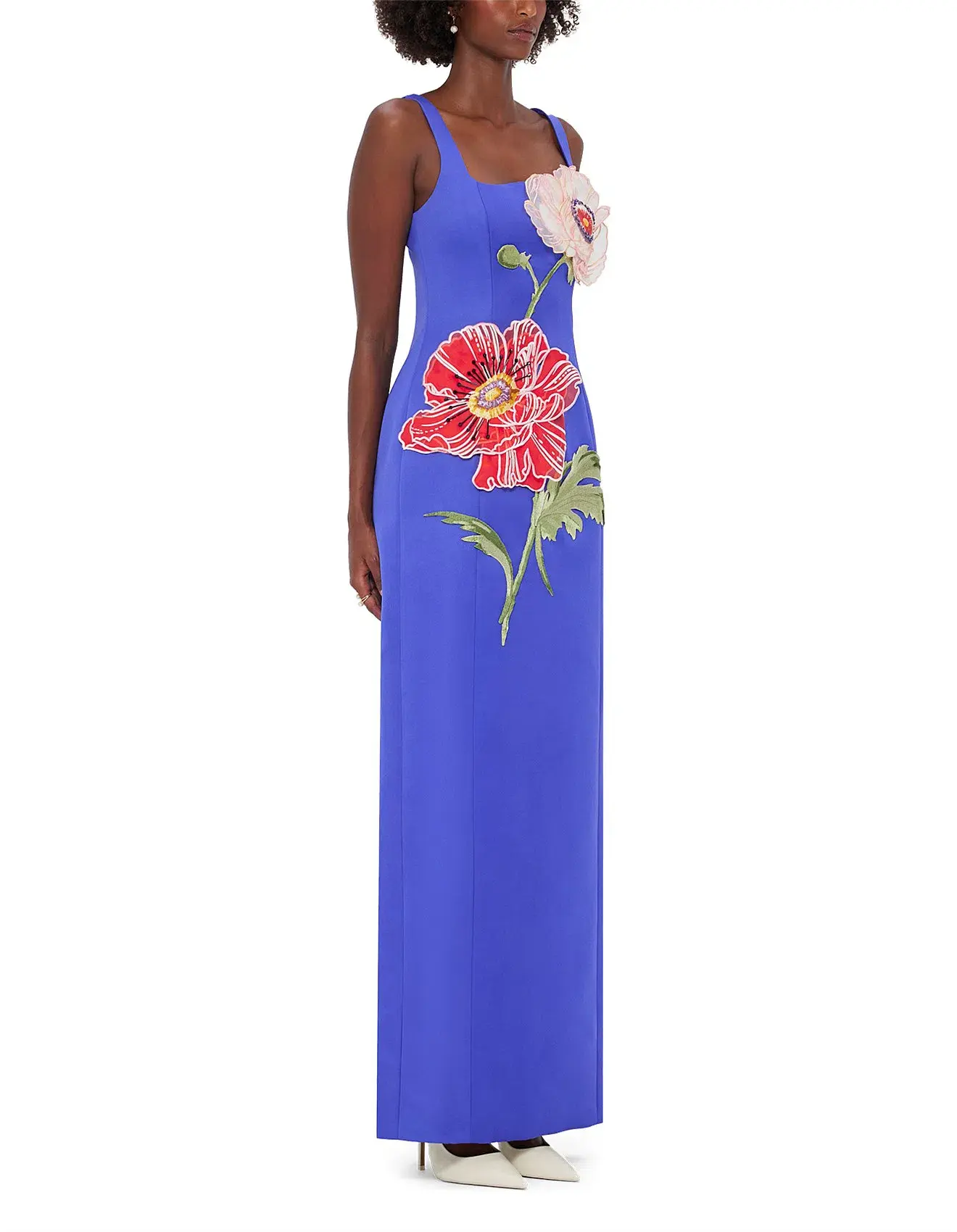 Leo lin Adelina Maxi Dress Lapis Size AU 10 - Image 4