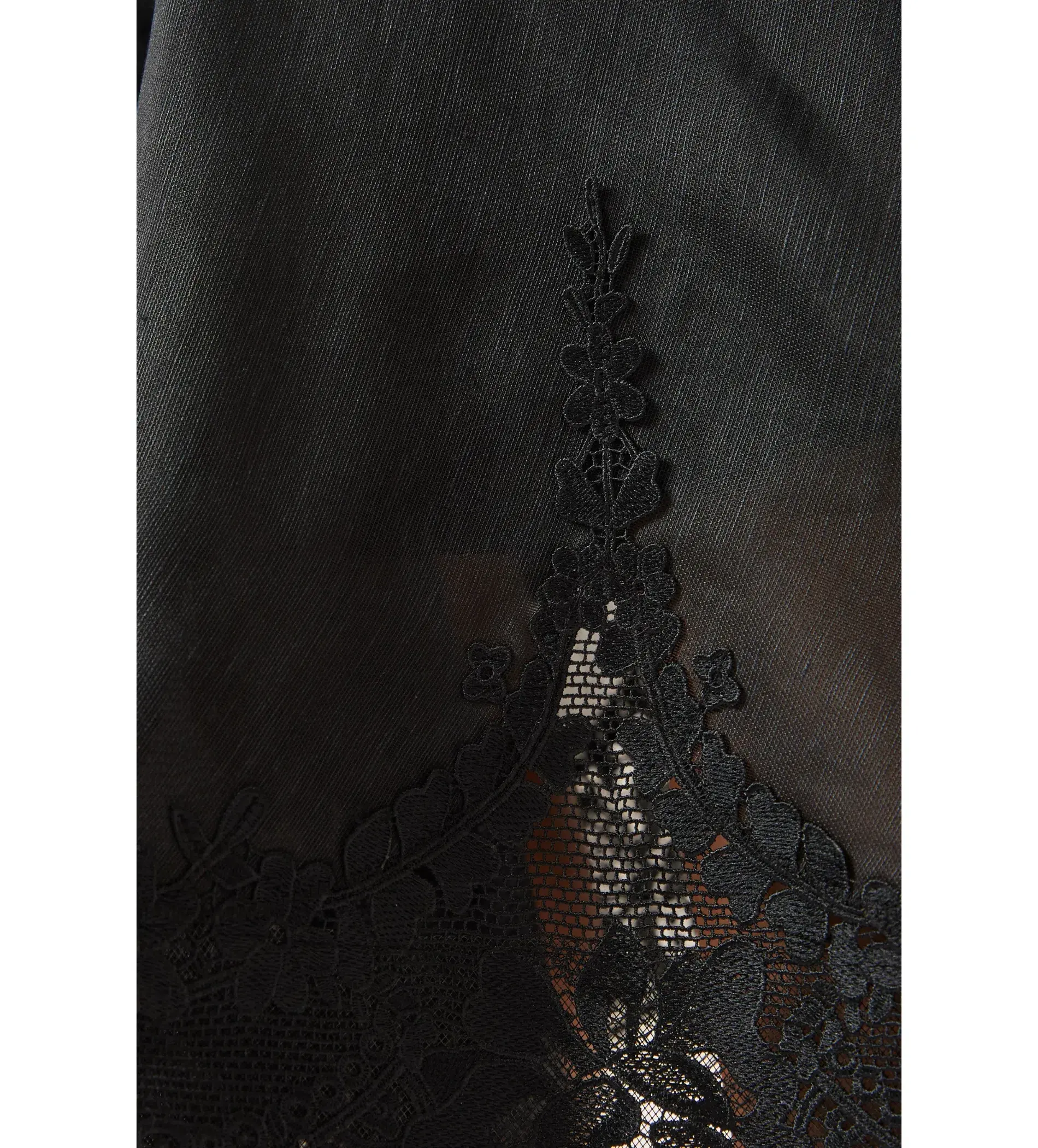 Zimmermann Hypnotic Lace Trim Gown Black Size 1 AU 10 - Image 5