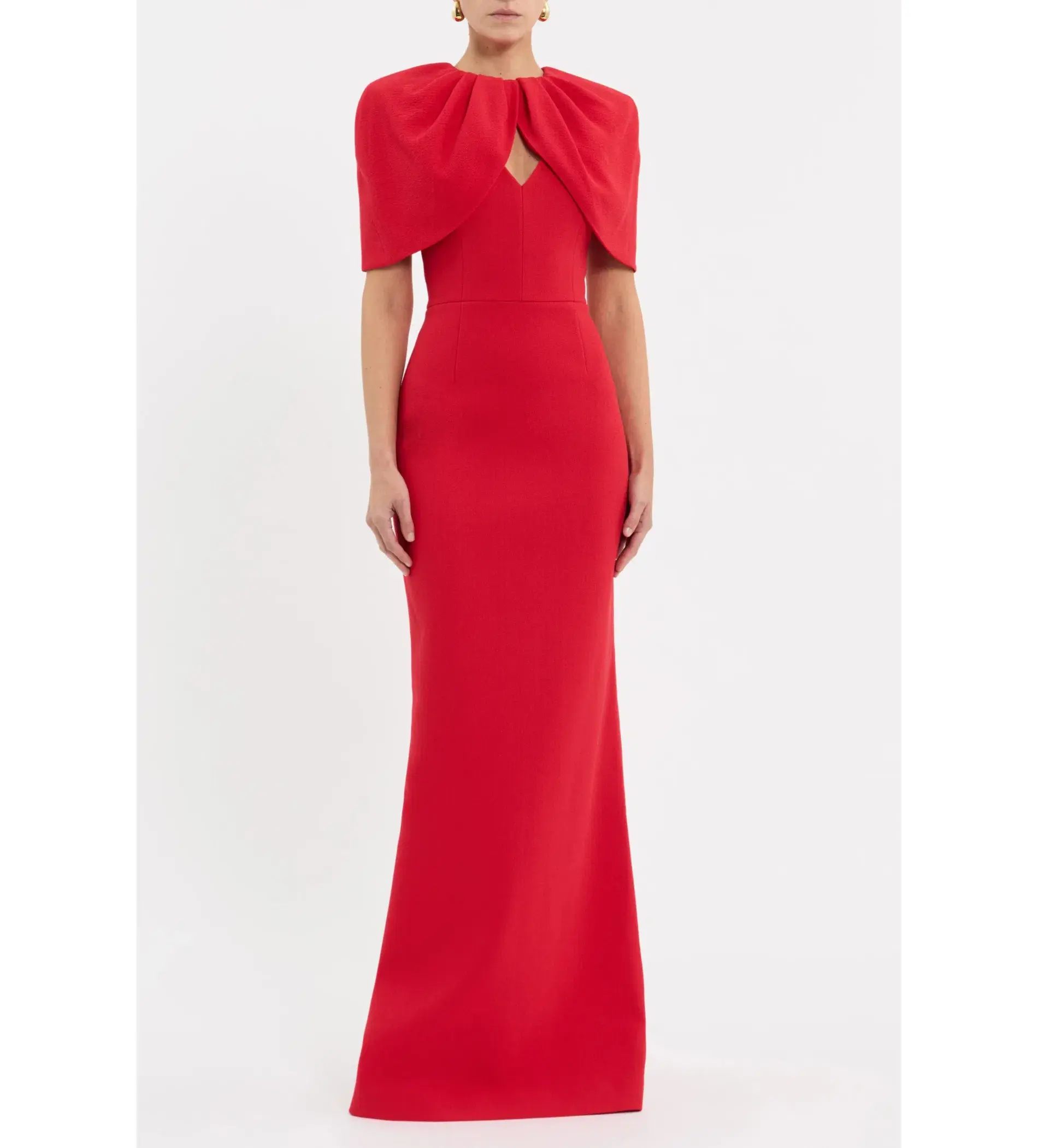 Rebecca Vallance Cameron Gown Red Size AU 12 - Image 1