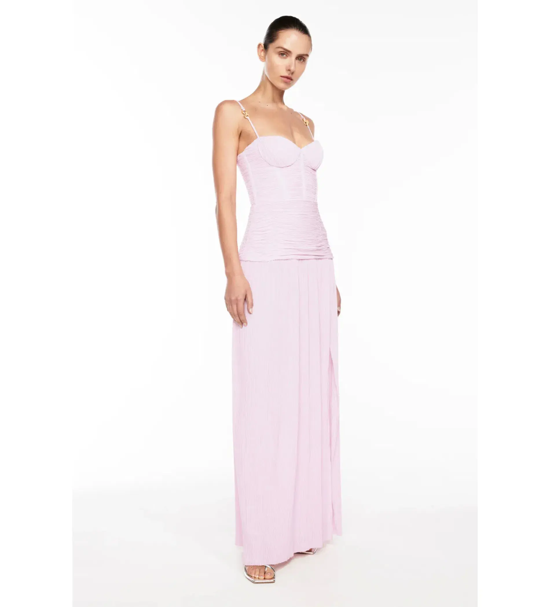 Manning Cartell Double Time Pleat Dress in Hydrangea Size AU12 - Image 2