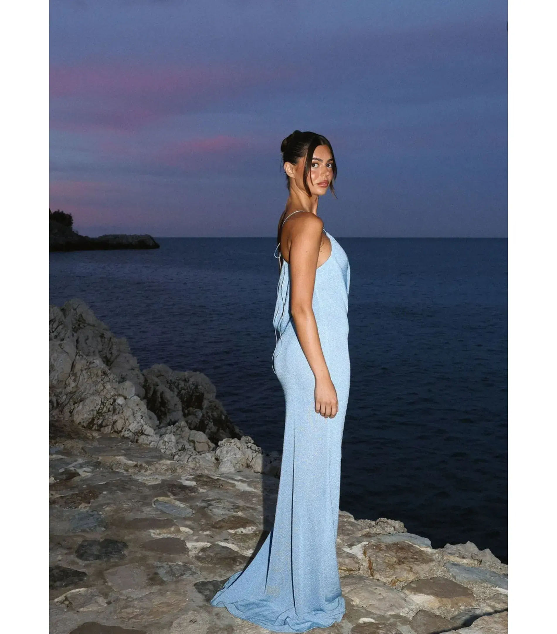 Natalie Rolt Elissa Maxi Dress in Periwinkle Size XS / AU 6 - Image 2