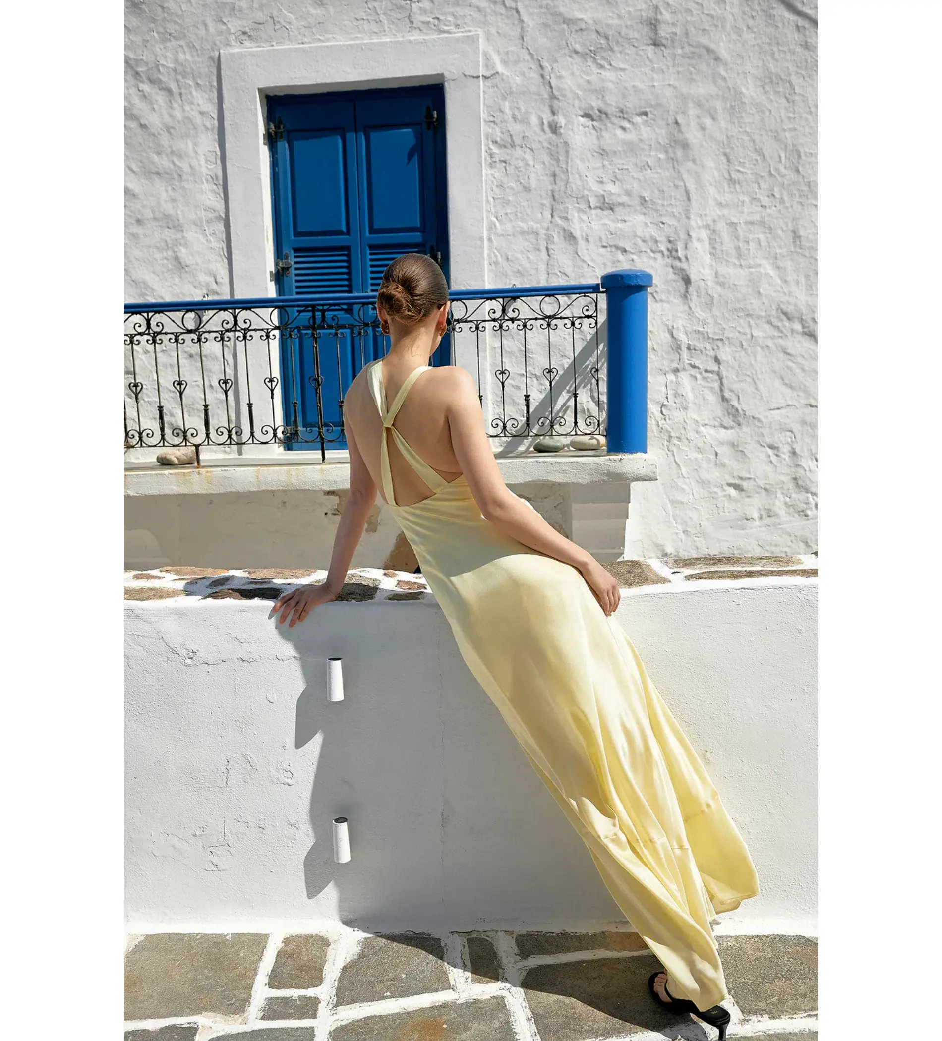 Hansel and Gretel Cameron Maxi  Dress in Butter Size AU 14 - Image 2