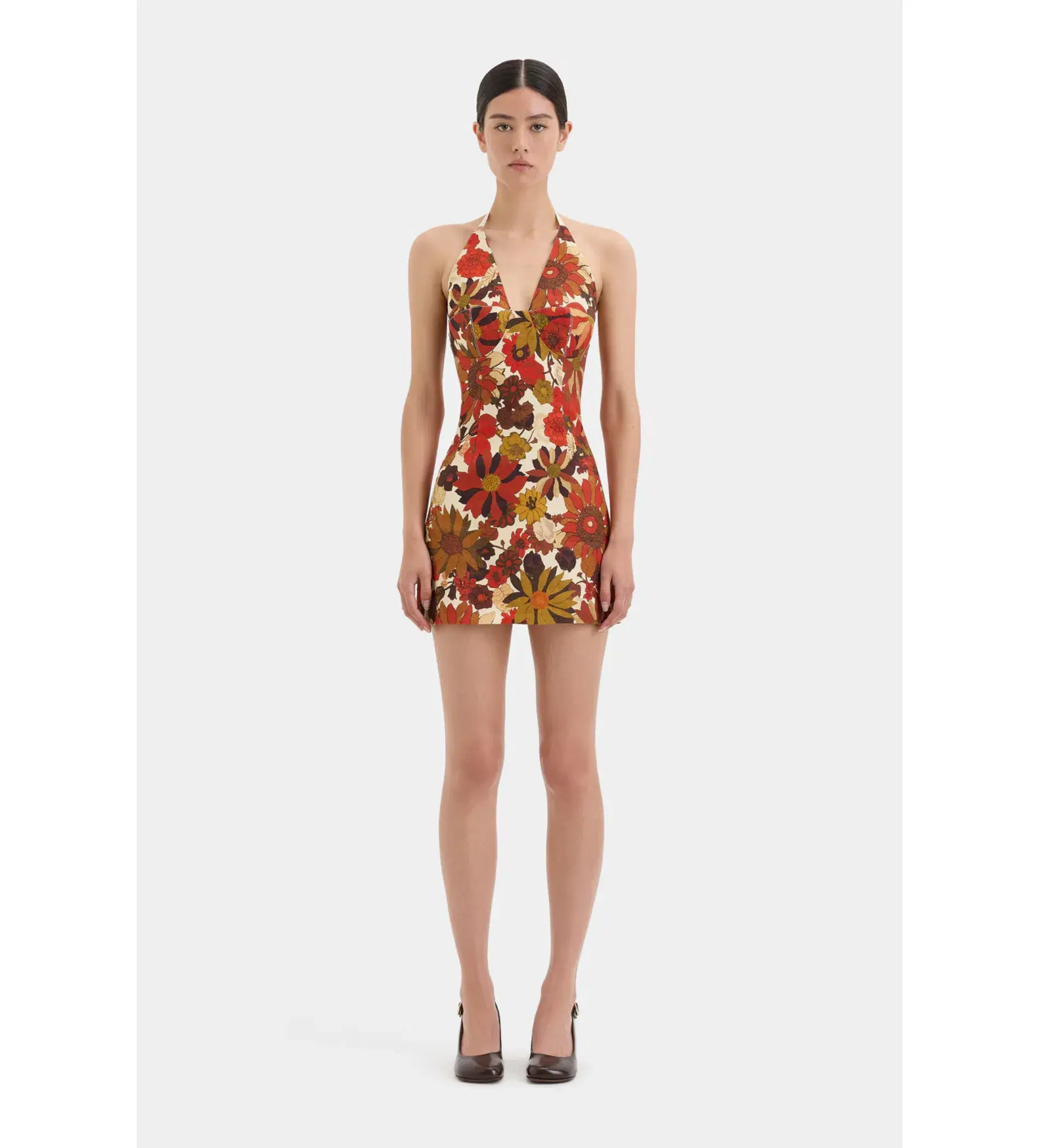 Sir The Label Castella Mini Dress Red Floral Rosso Size 1/AU 8 - Image 1