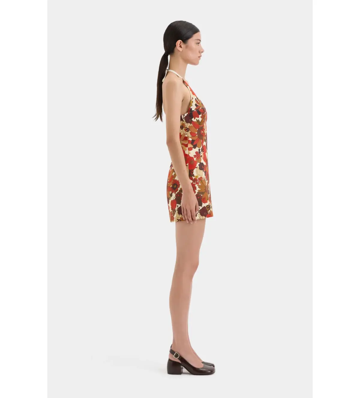 Sir The Label Castella Mini Dress Red Floral Rosso Size 1/AU 8 - Image 3