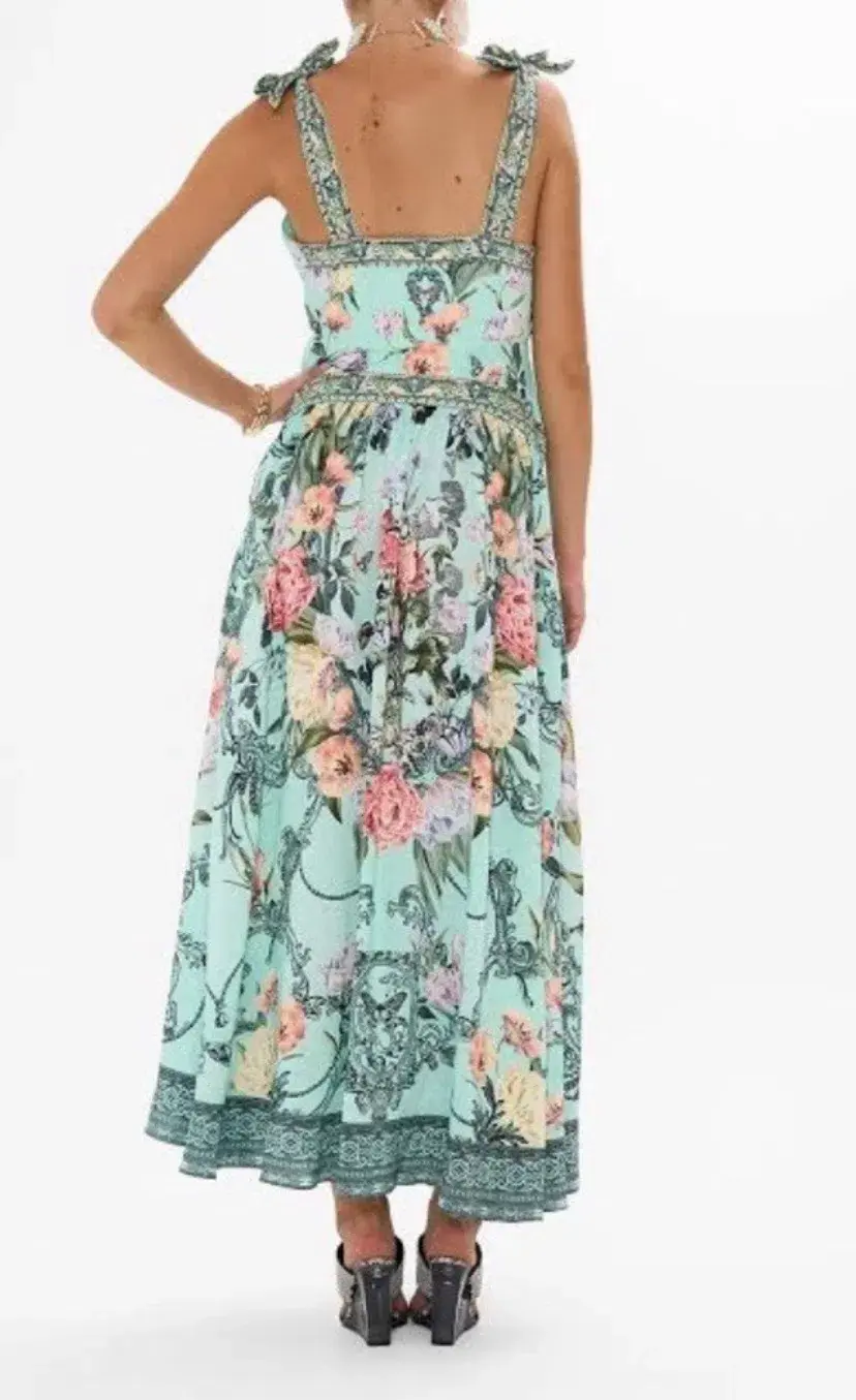 Camilla Tie Shoulder Dress Petal Promise Land Size S AU 10  - Image 2