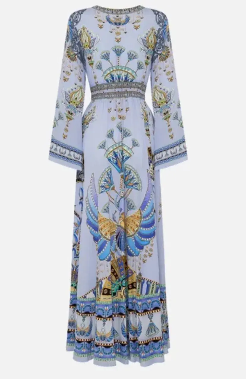 Camilla Under Scarab Skies Kimono Sleeve Maxi Dress Size 12/M - Image 3