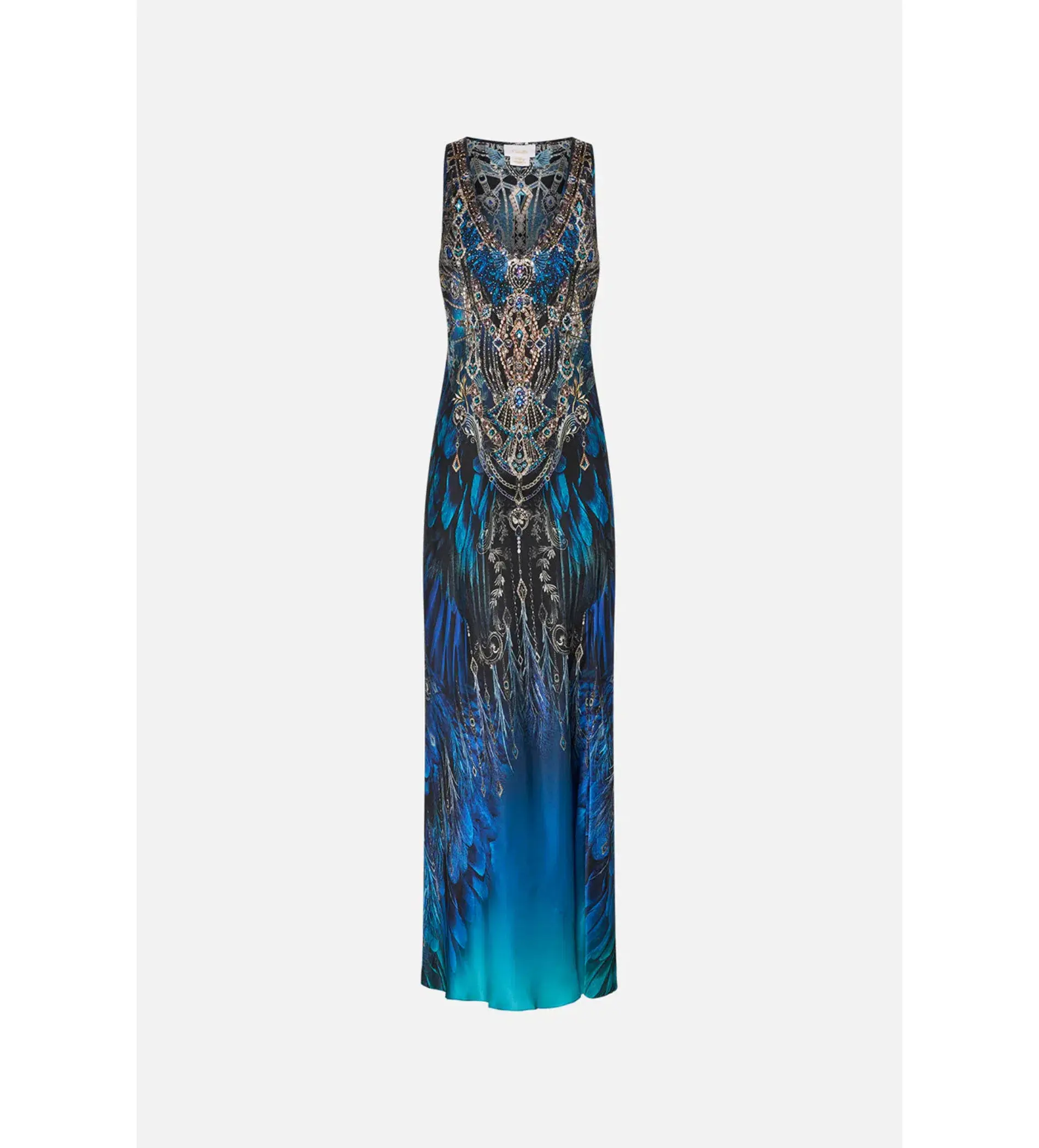 Camilla Bias Cut Tank Dress in Ground Control Size S / AU 10 - Image 5