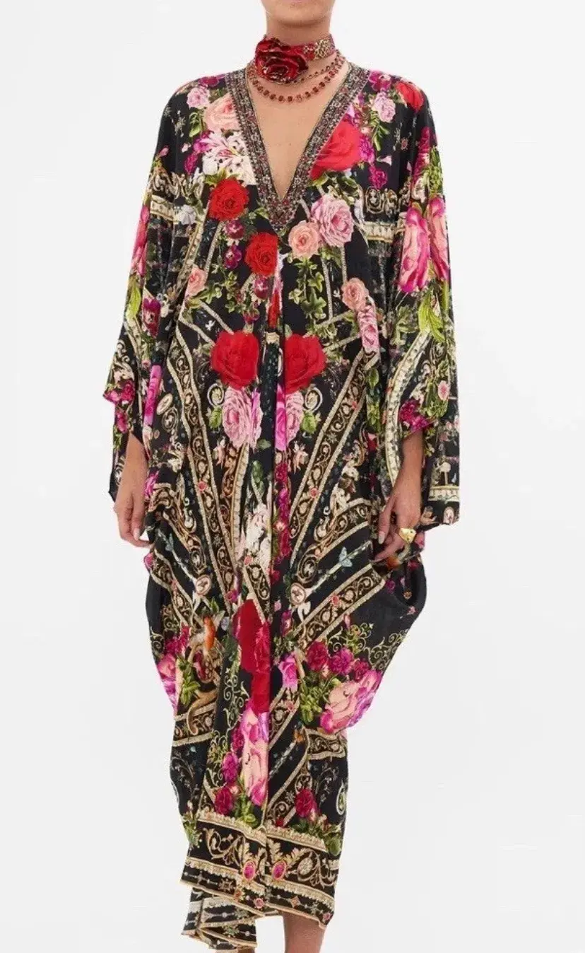 Camilla Reservation For Love T Shape Long Kaftan One Size - Image 2