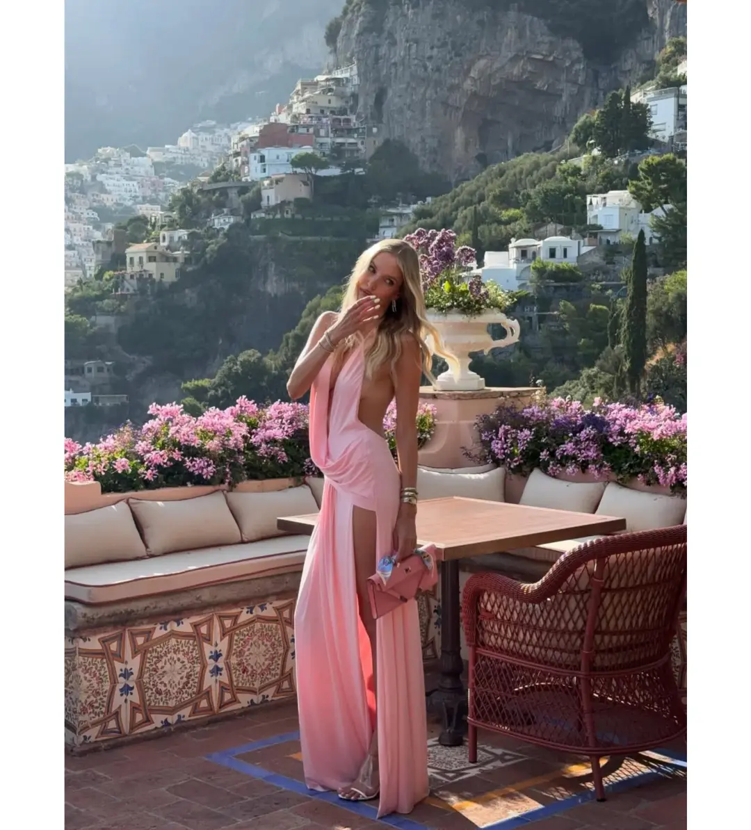 Natalie Rolt Winona Gown in Blossom Pink Size AU 6 for rent on The Volte - main image