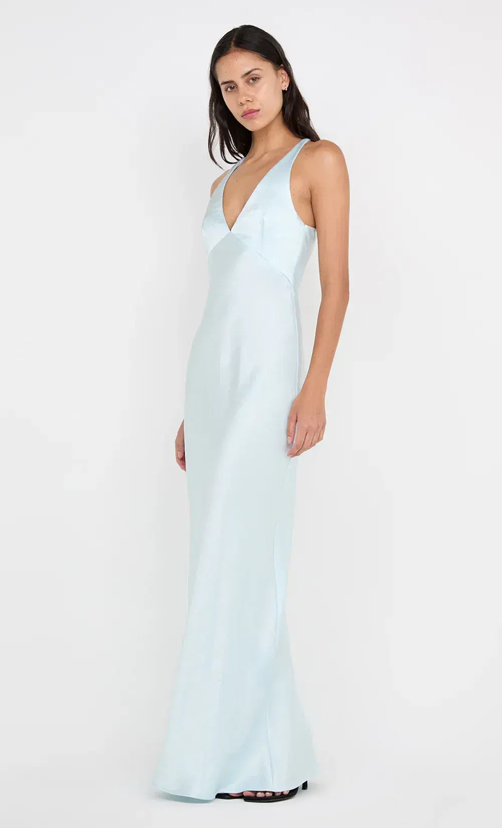 Bec & Bridge The Dreamer V Neck Dress Arctic Blue Size 6 - Image 2