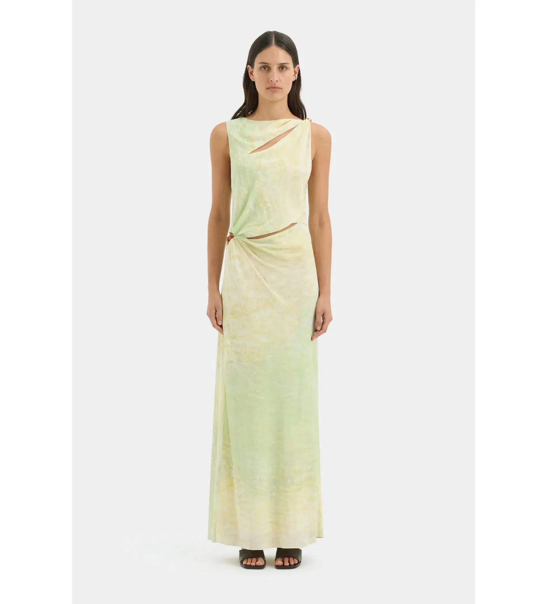 Sir the Label Citterio Gown Giardino Citro Print Size 1/AU 8 - Image 1