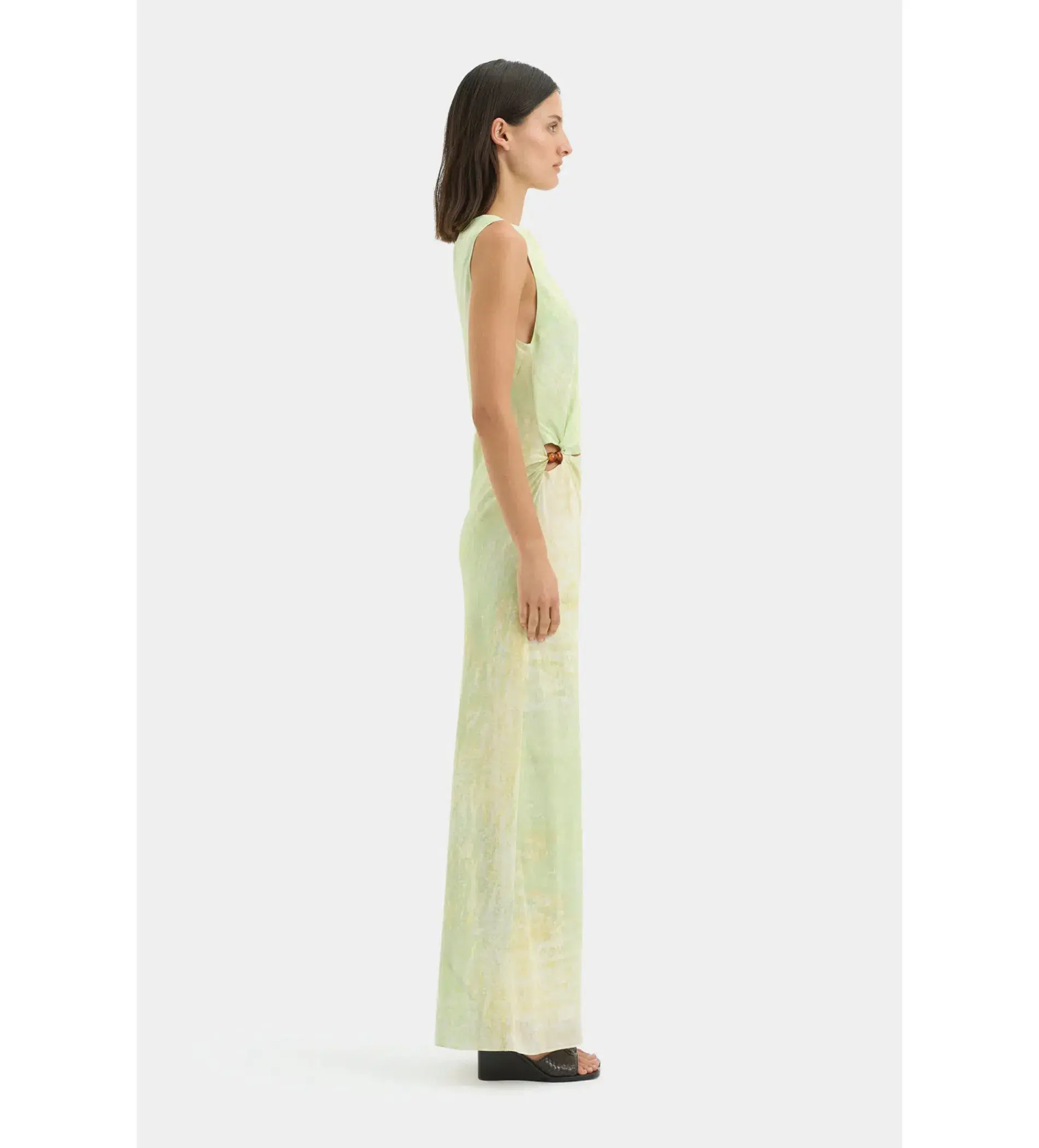 Sir the Label Citterio Gown Giardino Citro Print Size 1/AU 8 - Image 3