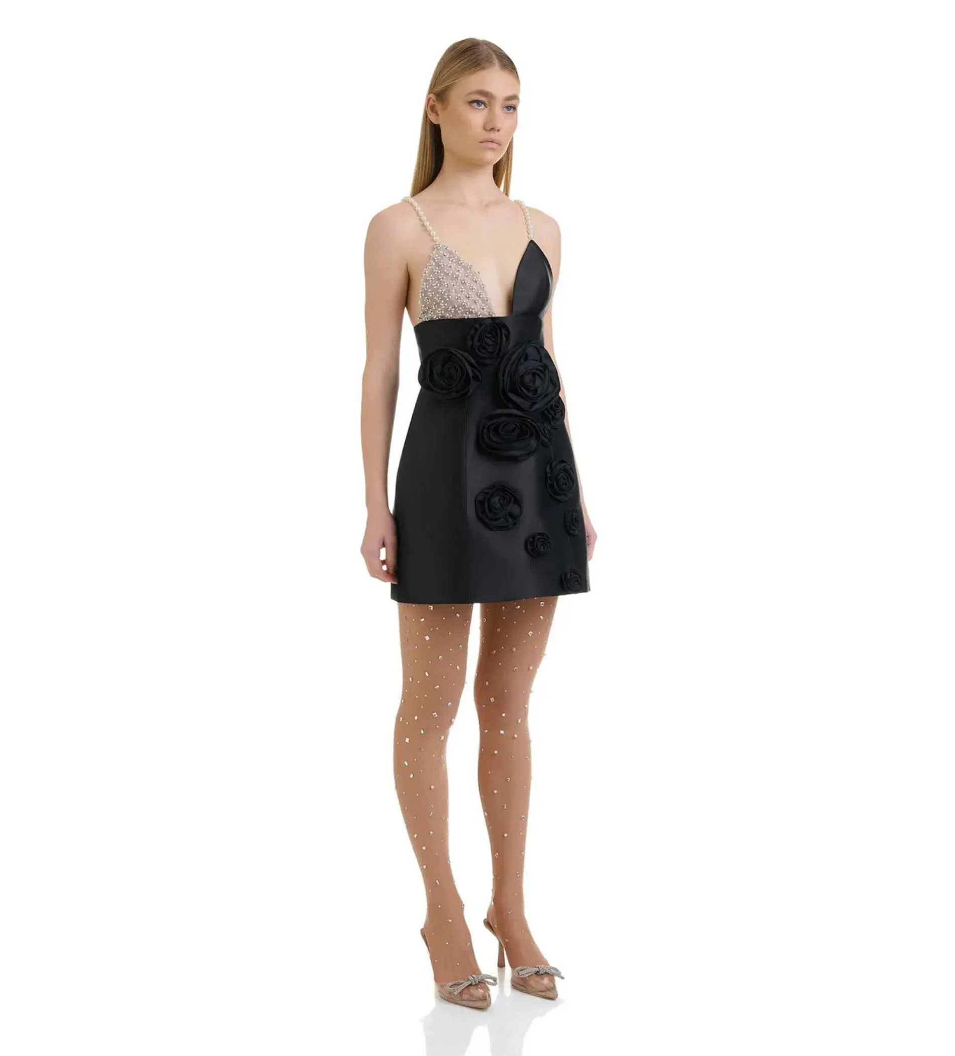 Eliya The Label Karina Mini Dress in Black Size XXL / AU 16 - Image 3