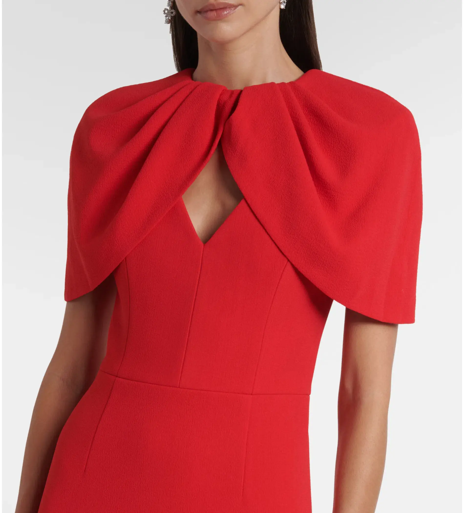 Rebecca Vallance Cameron Gown Maxi Dress in Red Size AU  10 - Image 2