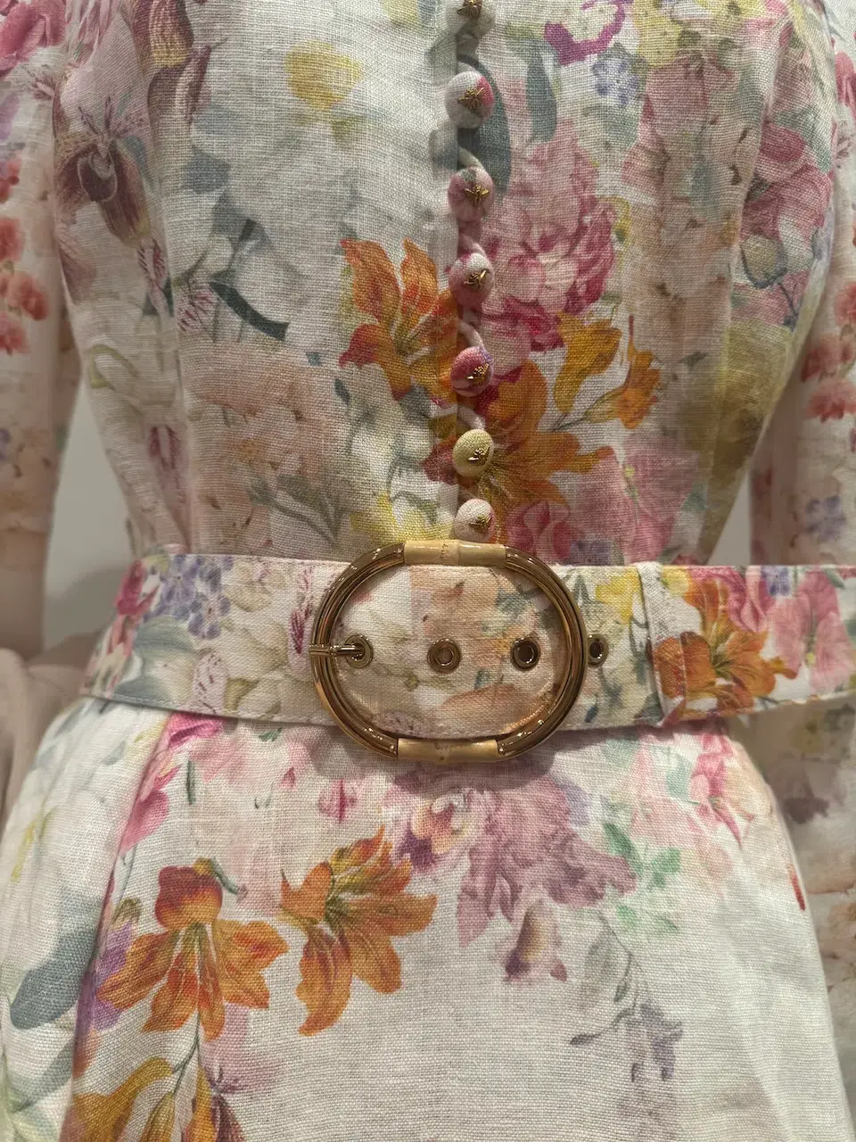 Zimmermann Natura Buttoned Mini Dress - Image 5