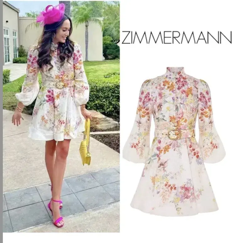 Zimmermann Natura Buttoned Mini Dress - Image 10