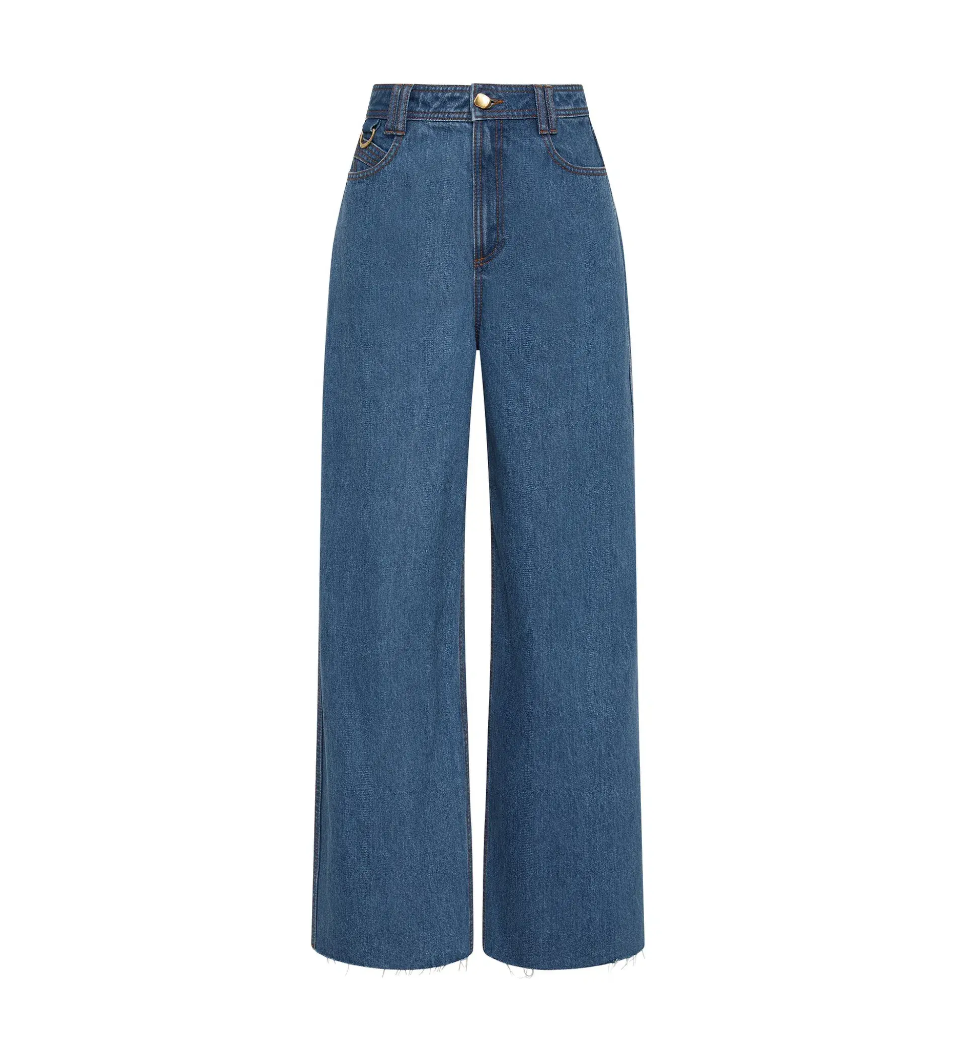 Aje Outline Denim Jeans 70's Wash Size 8  - Image 4