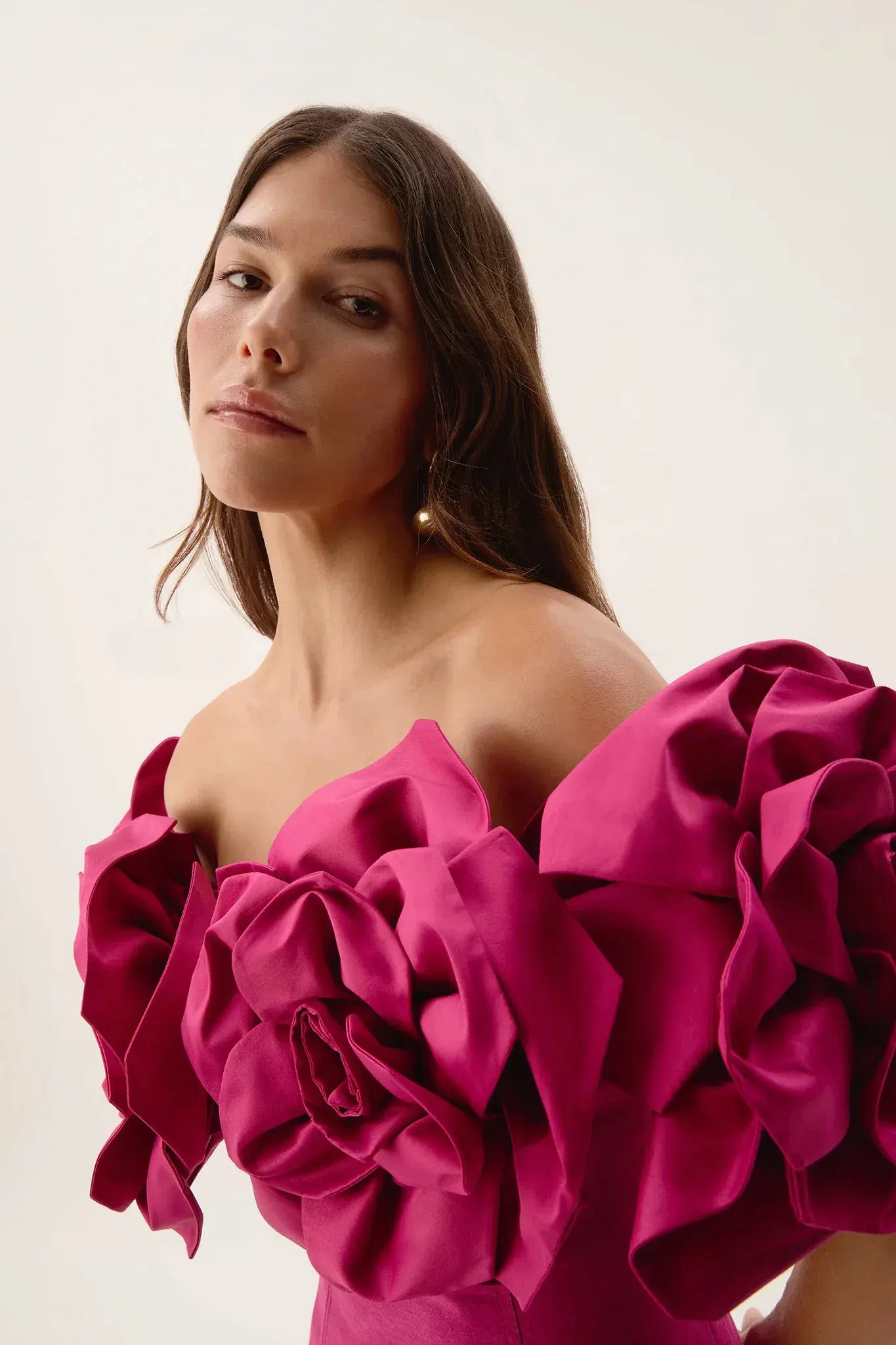 Aje Etta Gown Dress Pink Size 8 - Image 2