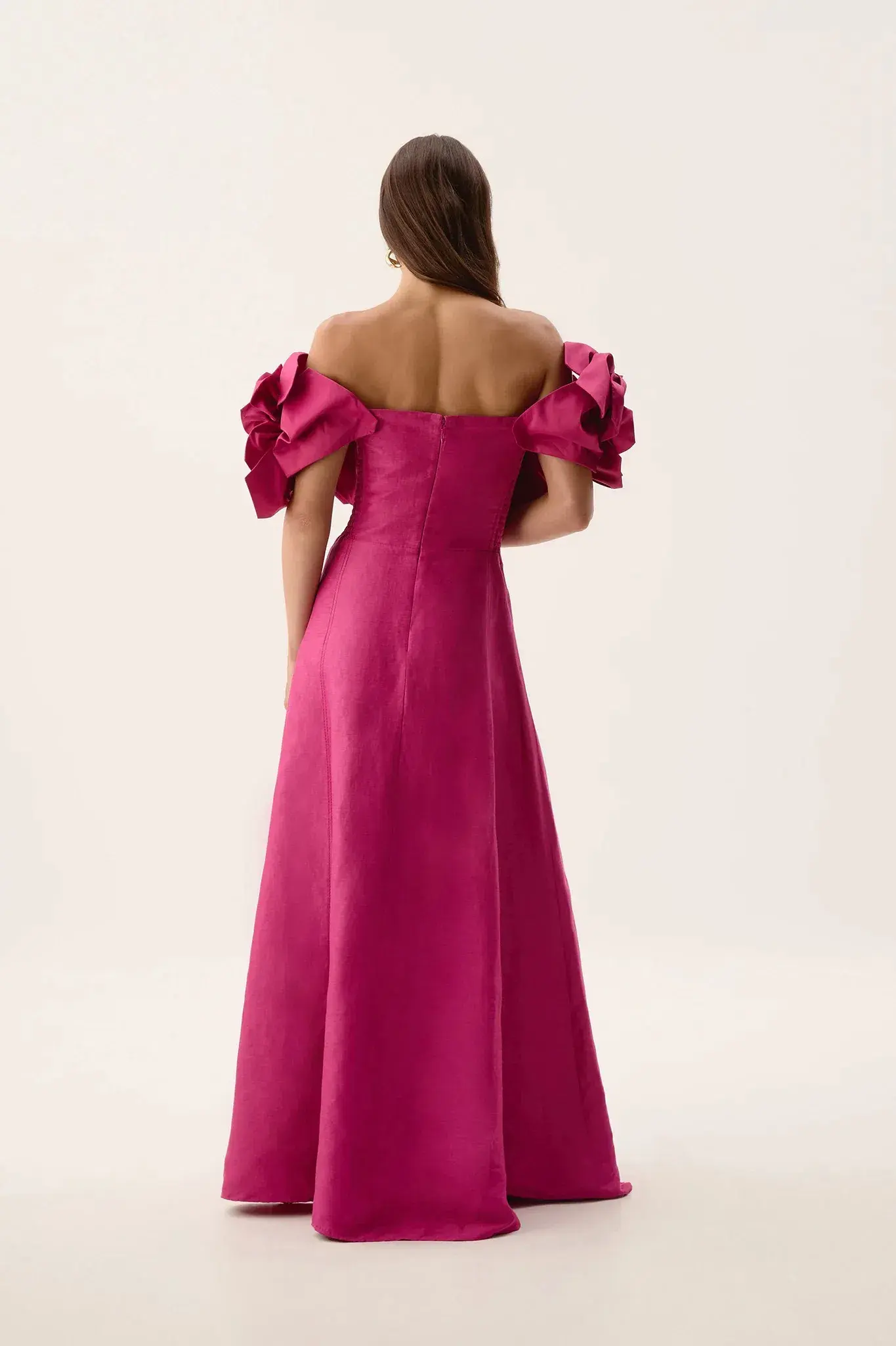 Aje Etta Gown Dress Pink Size 8 - Image 4