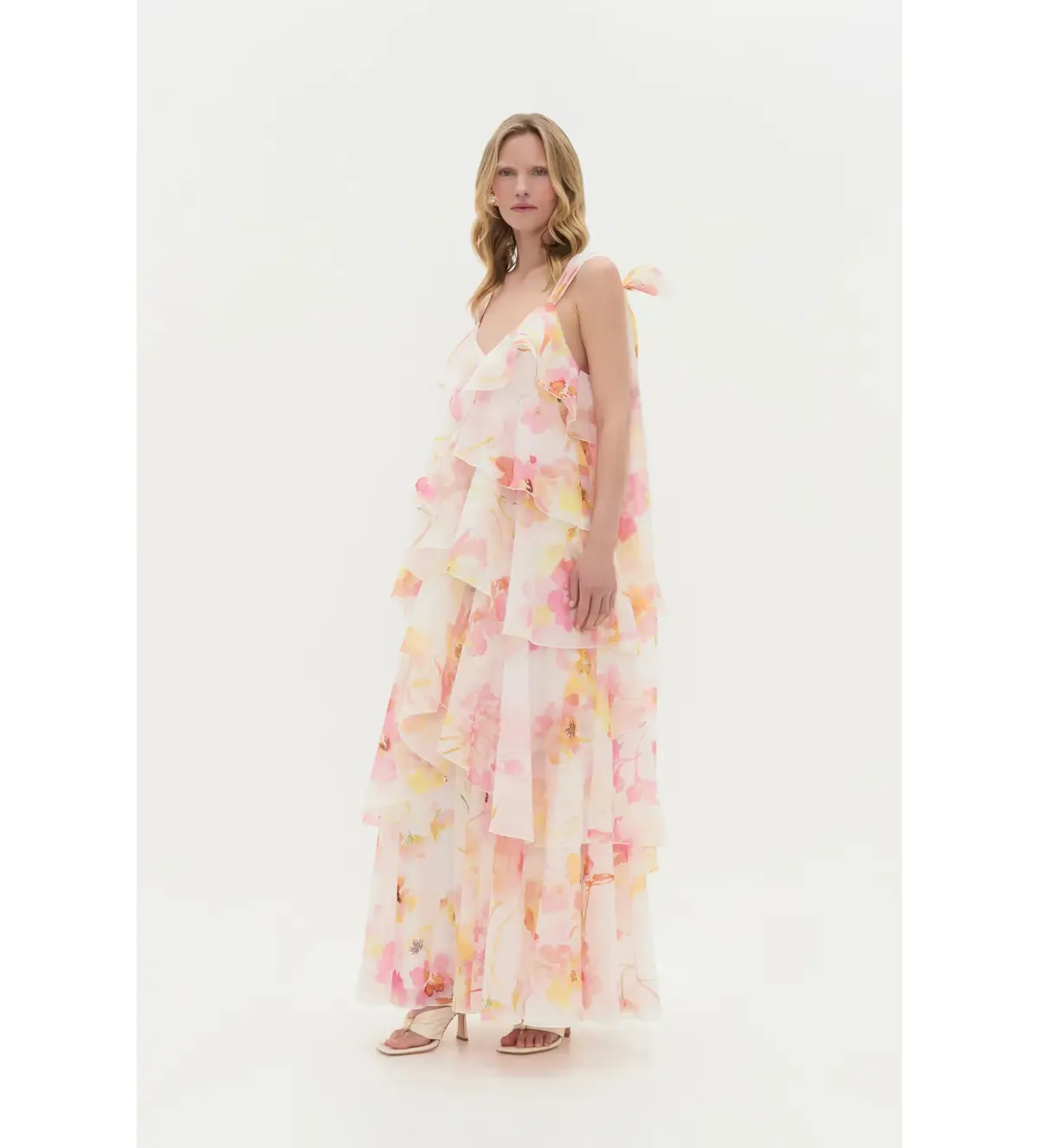 Aje Gracie Maxi Dress in Wildflowers Size AU 10 - Image 2