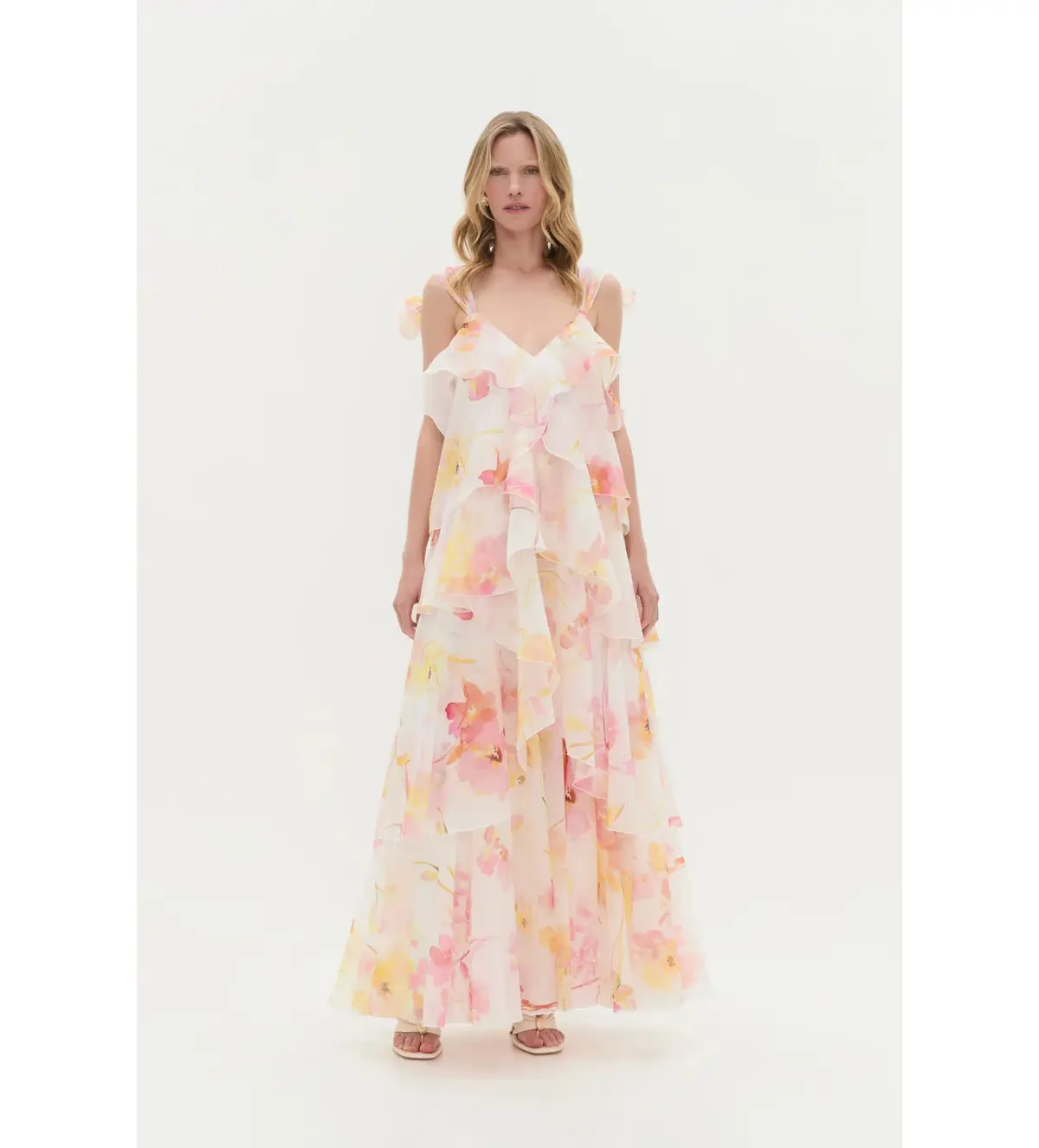 Aje Gracie Maxi Dress in Wildflowers Size AU 10 - Image 1