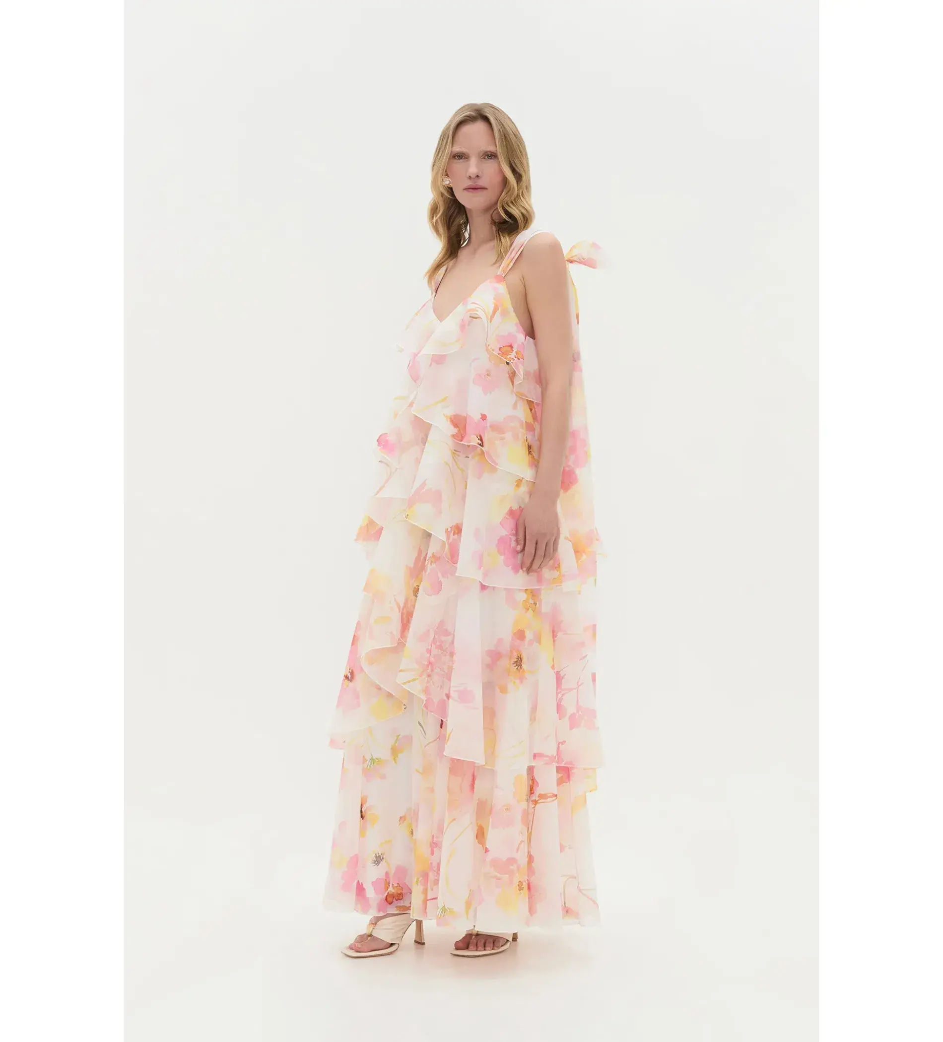 Aje Gracie Maxi Dress in Wildflowers Size XXL / AU 12  - Image 2