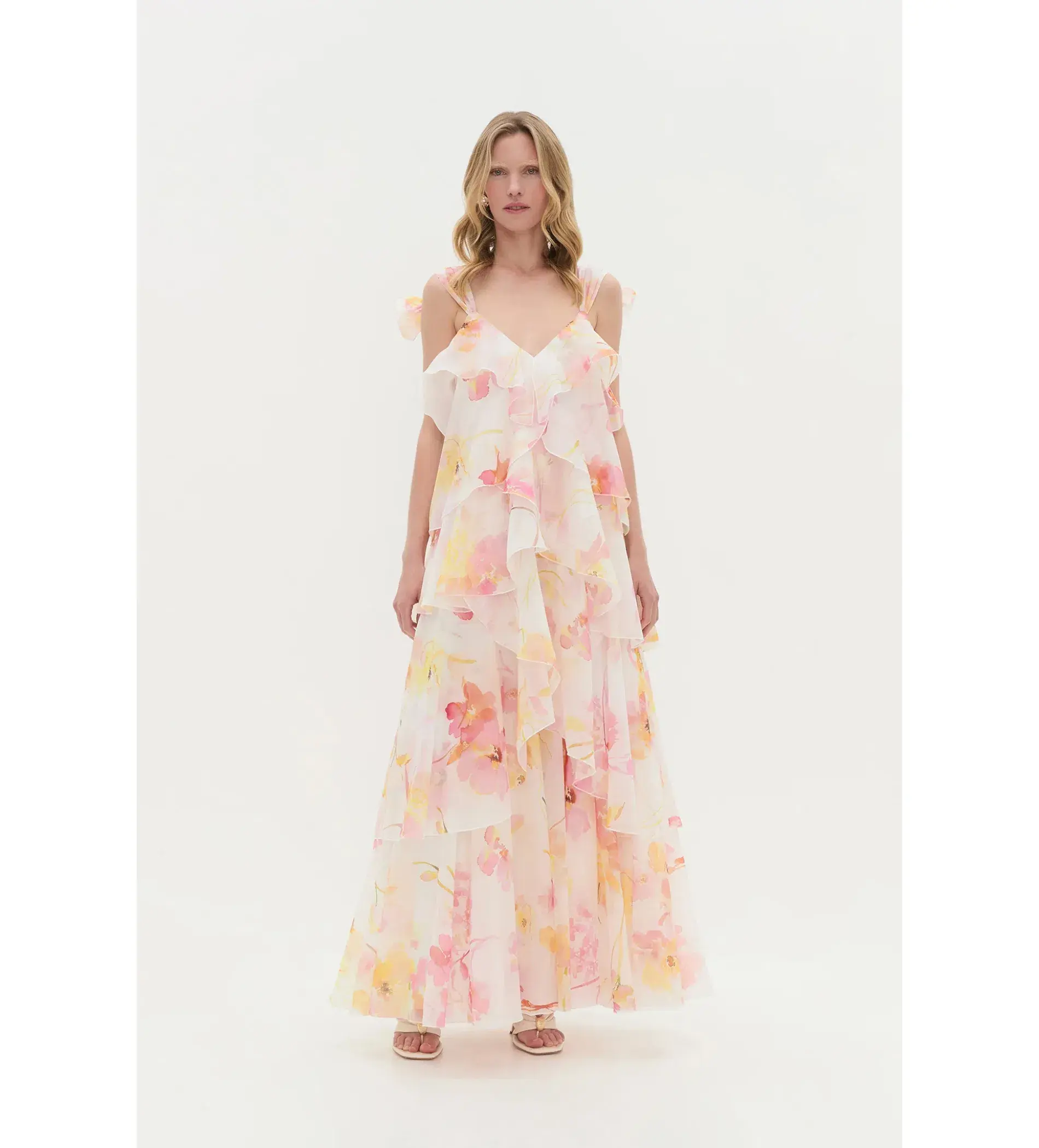 Aje Gracie Maxi Dress in Wildflowers Size XXL / AU 12  - Image 1