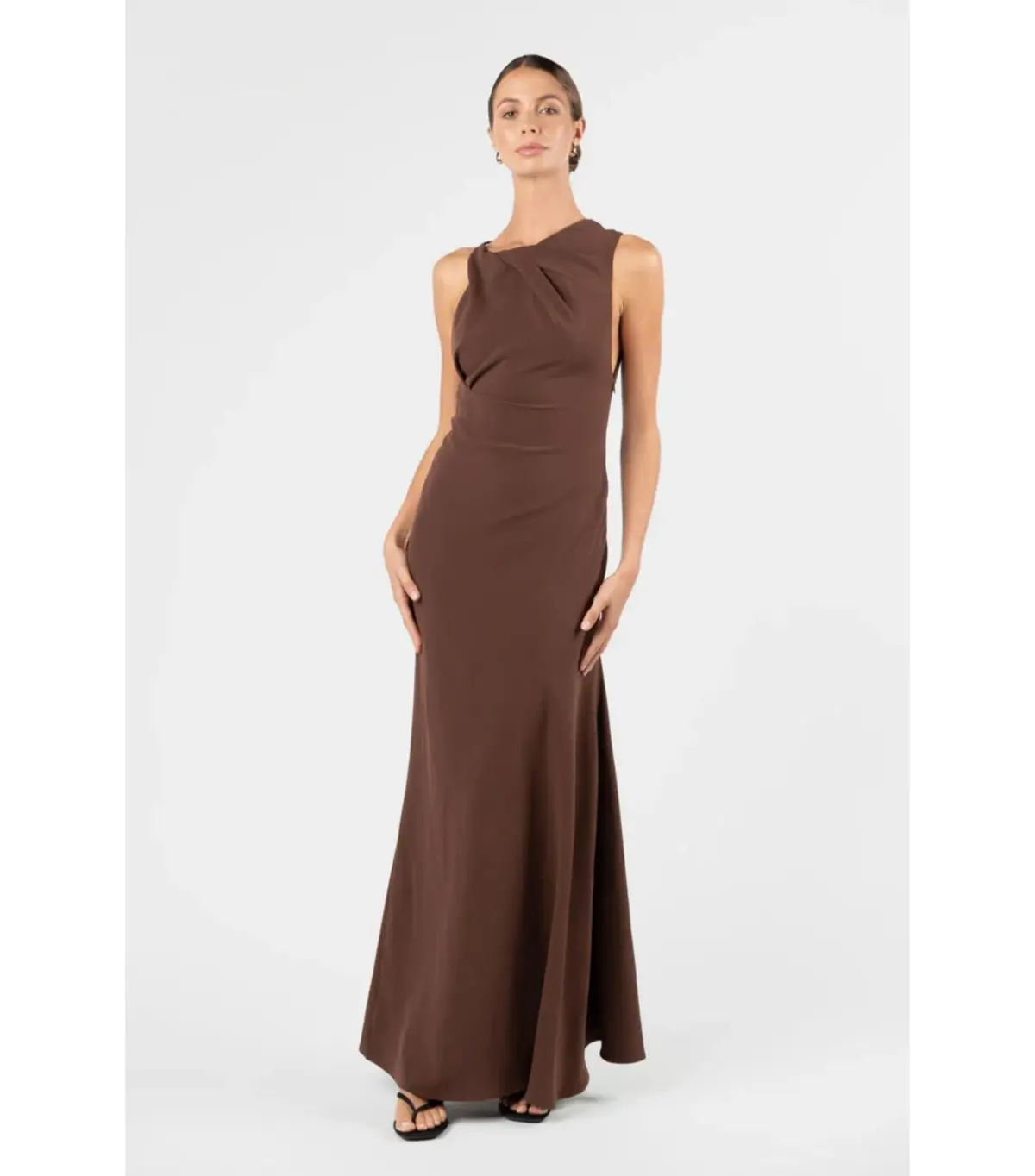 One Fell Swoop Kota Maxi Dress Moccona Size AU 8 - Image 2