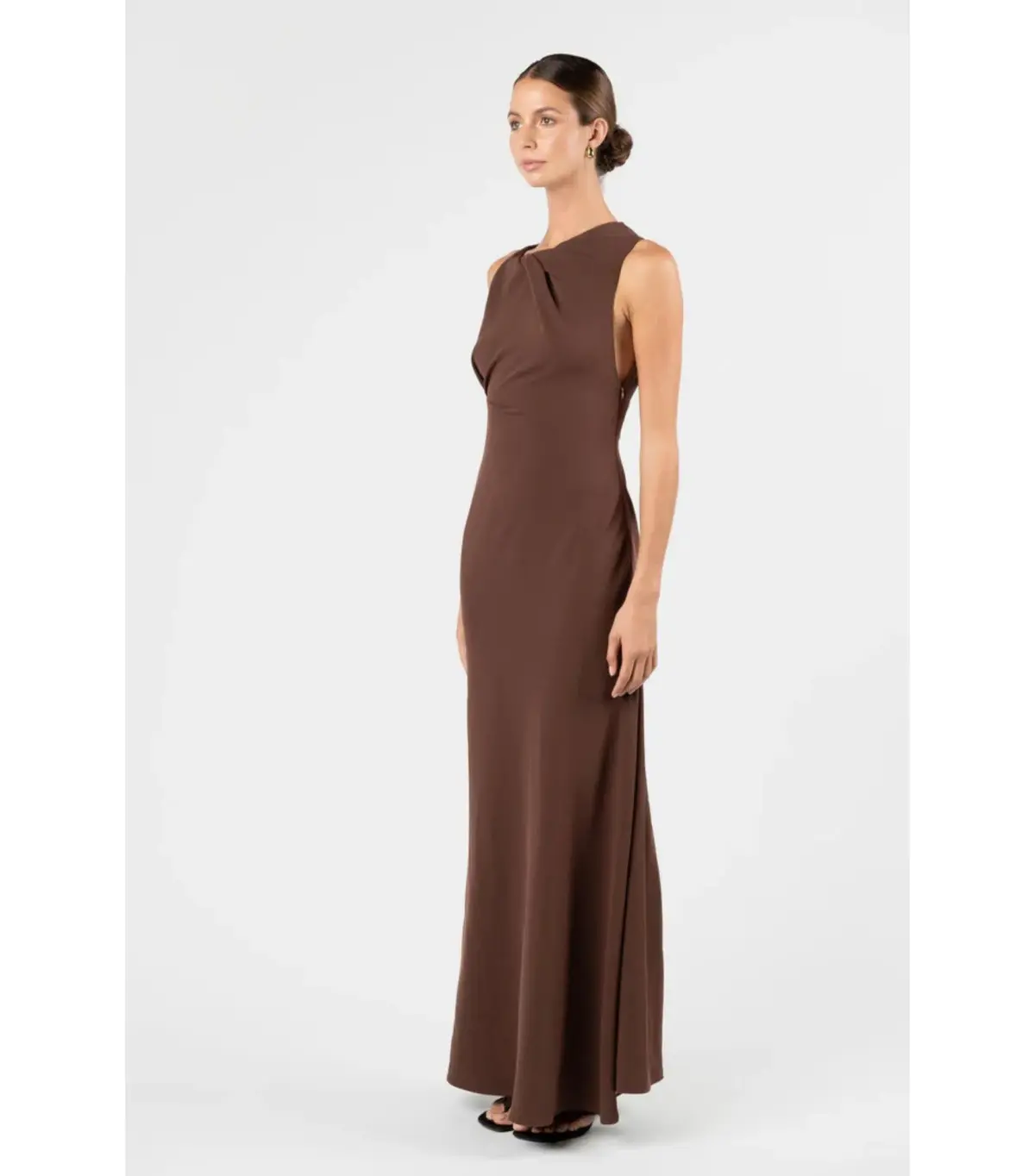 One Fell Swoop Kota Maxi Dress Moccona Size AU 8 - Image 3