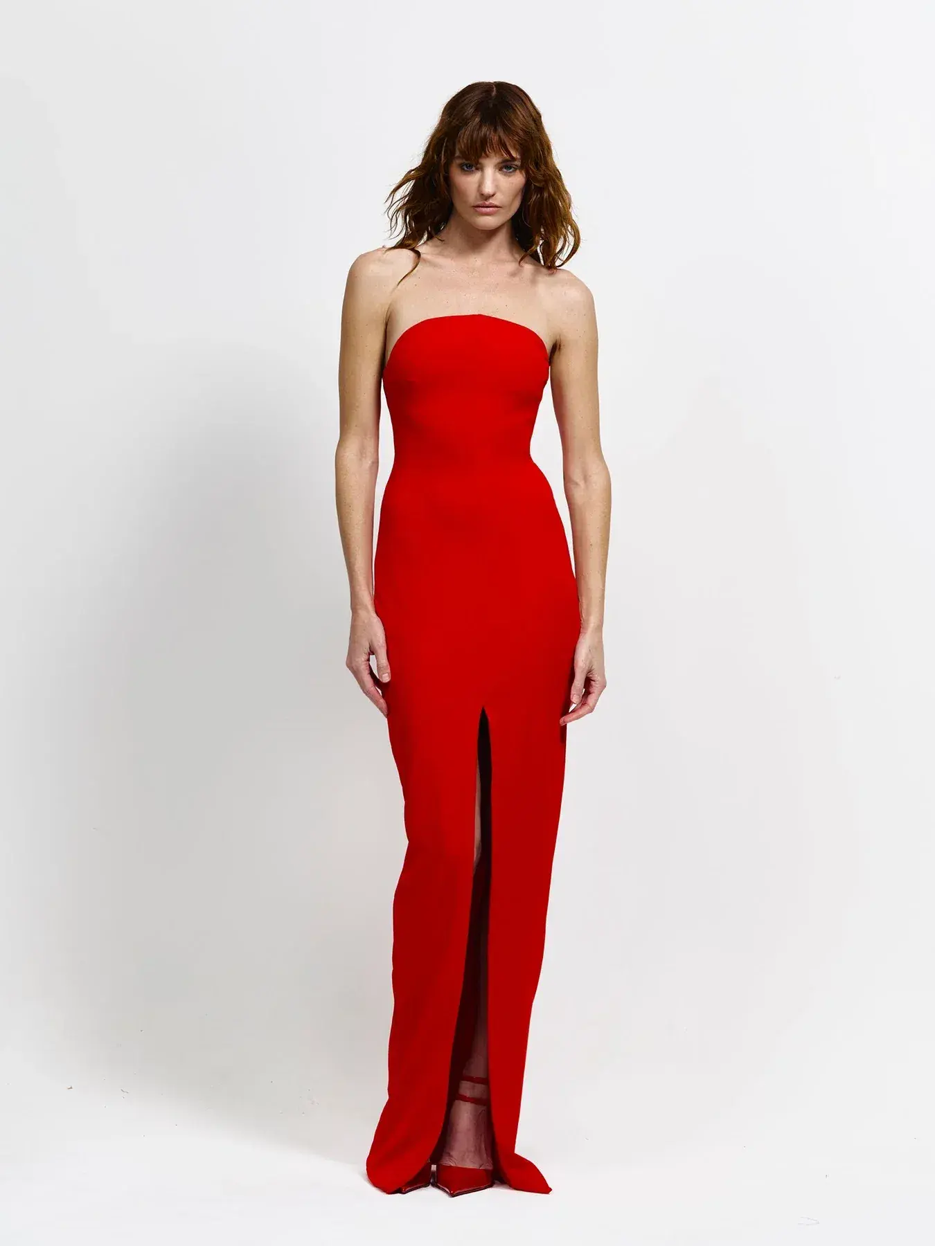 Effie Kats Lani Gown  Cherry Red Size XL/Au 14 - Image 1