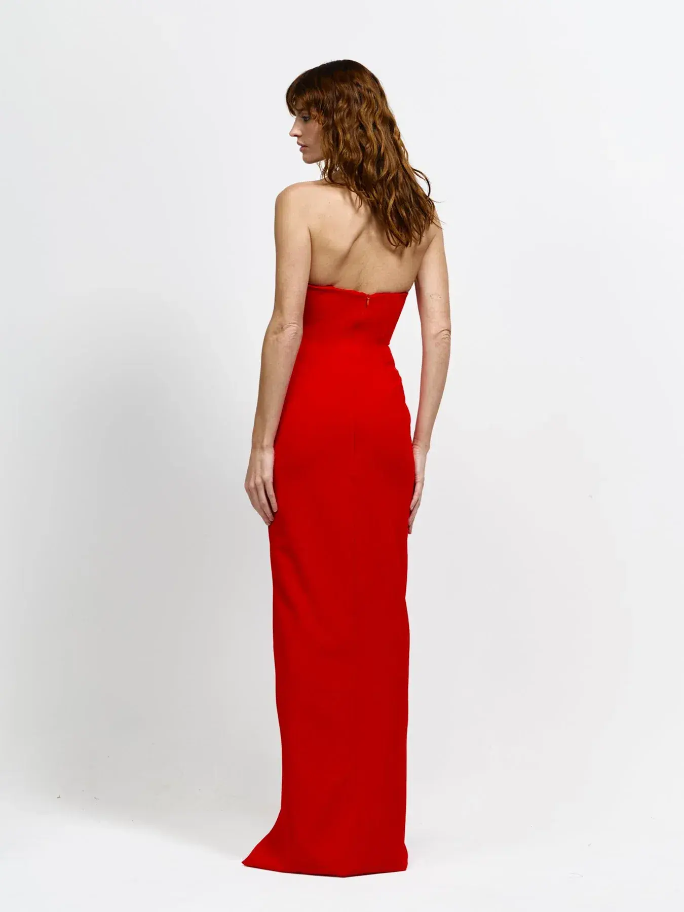 Effie Kats Lani Gown  Cherry Red Size XL/Au 14 - Image 2