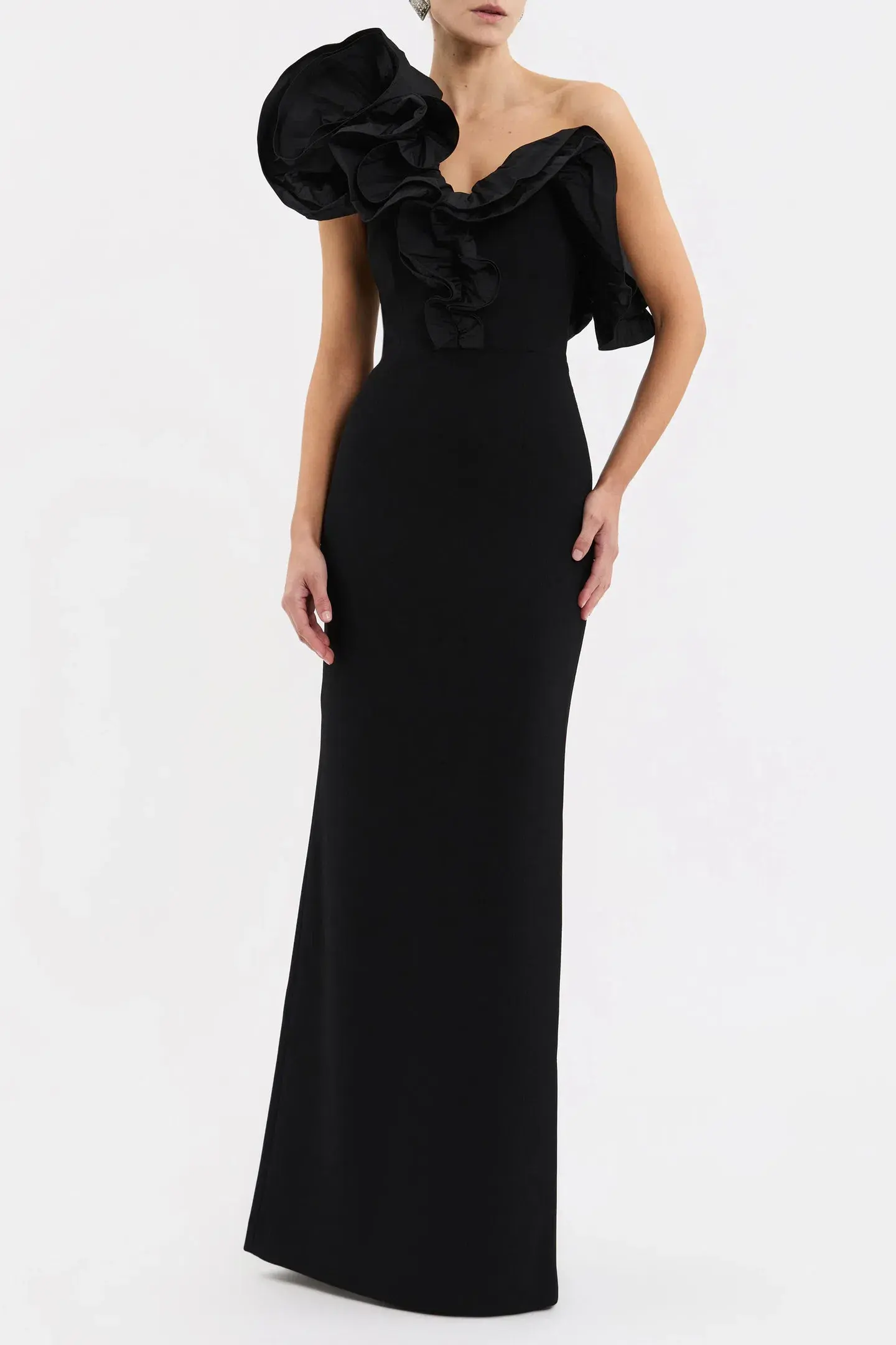 Rebecca Vallance Ella Gown Black Size 8 - Image 2