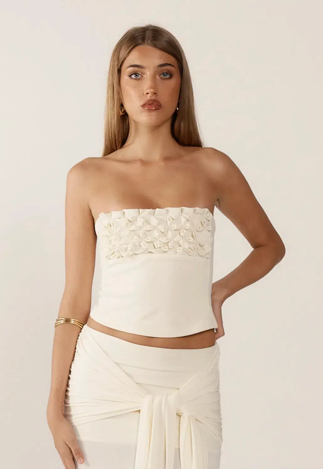 Ance Gria Jude Ivory Set Cream Size 8 for rent on The Volte - main image