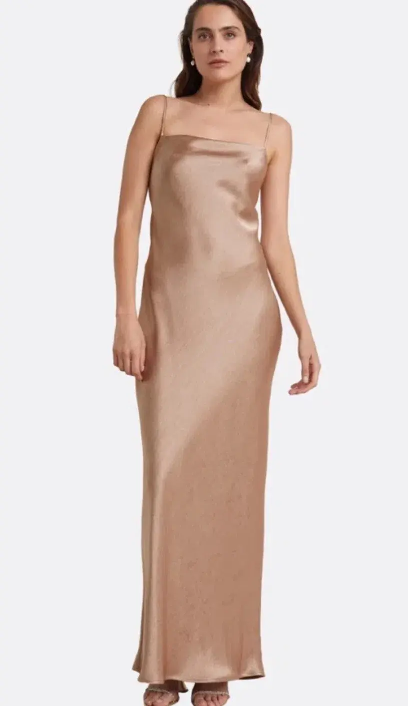 Bec & Bridge Dress The Dreamer Tie Dress In Golden Size AU 10 - Image 2